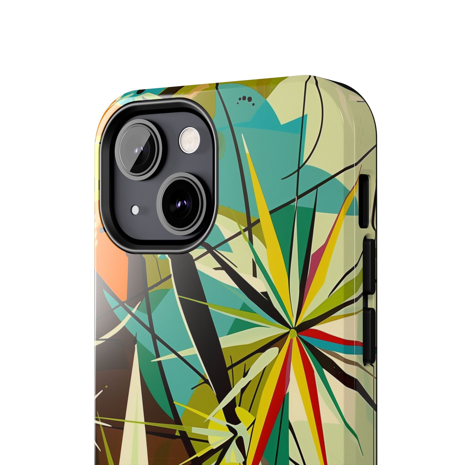 Mid Century Modern Star Design Phone Case, Earth Tone Colors, Retro Style Smartphone Cover, Vintage Phone Case, iPhone 14 Case, Apple iPhone