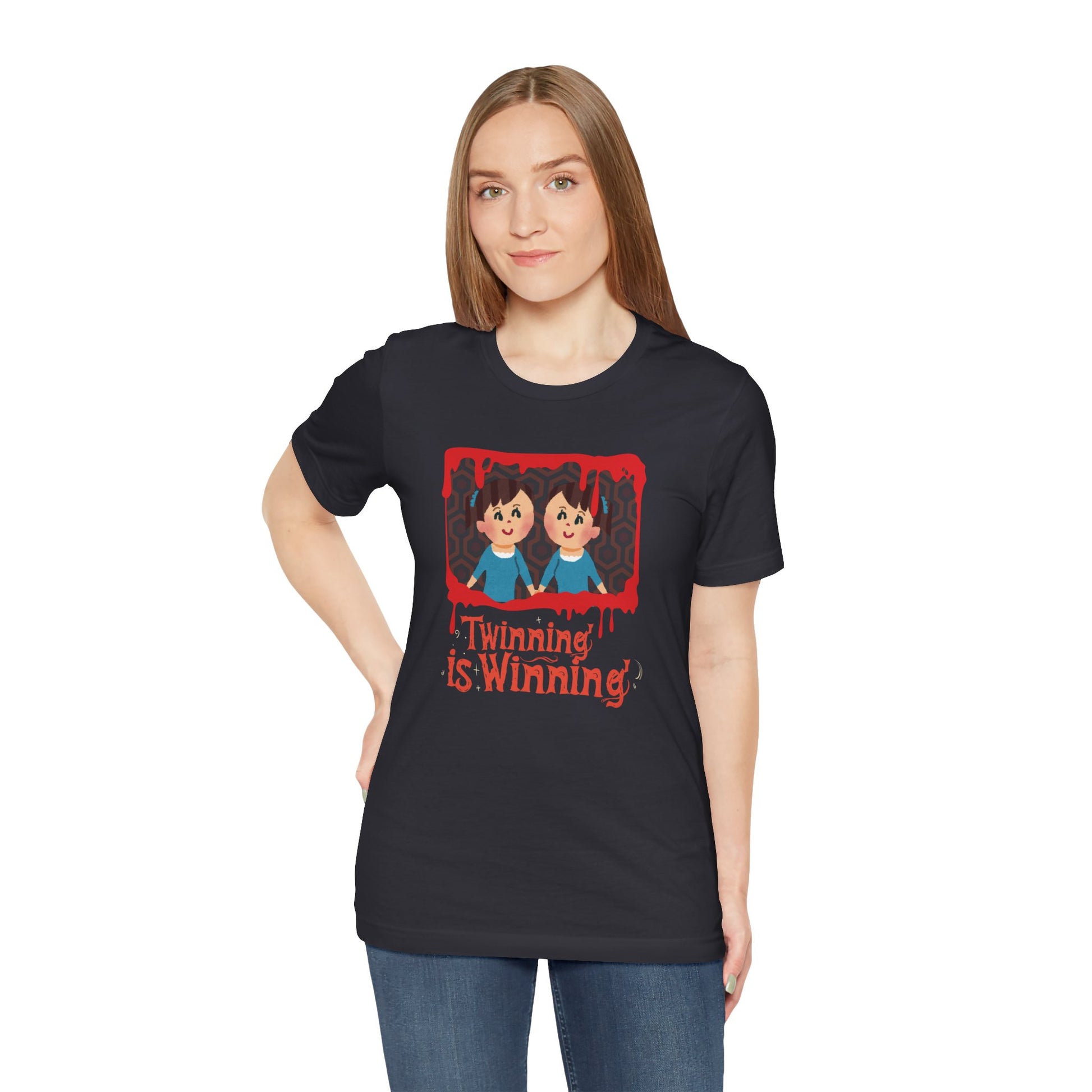 Twinning is Winning Shining Inspired Halloween Graphic Tee