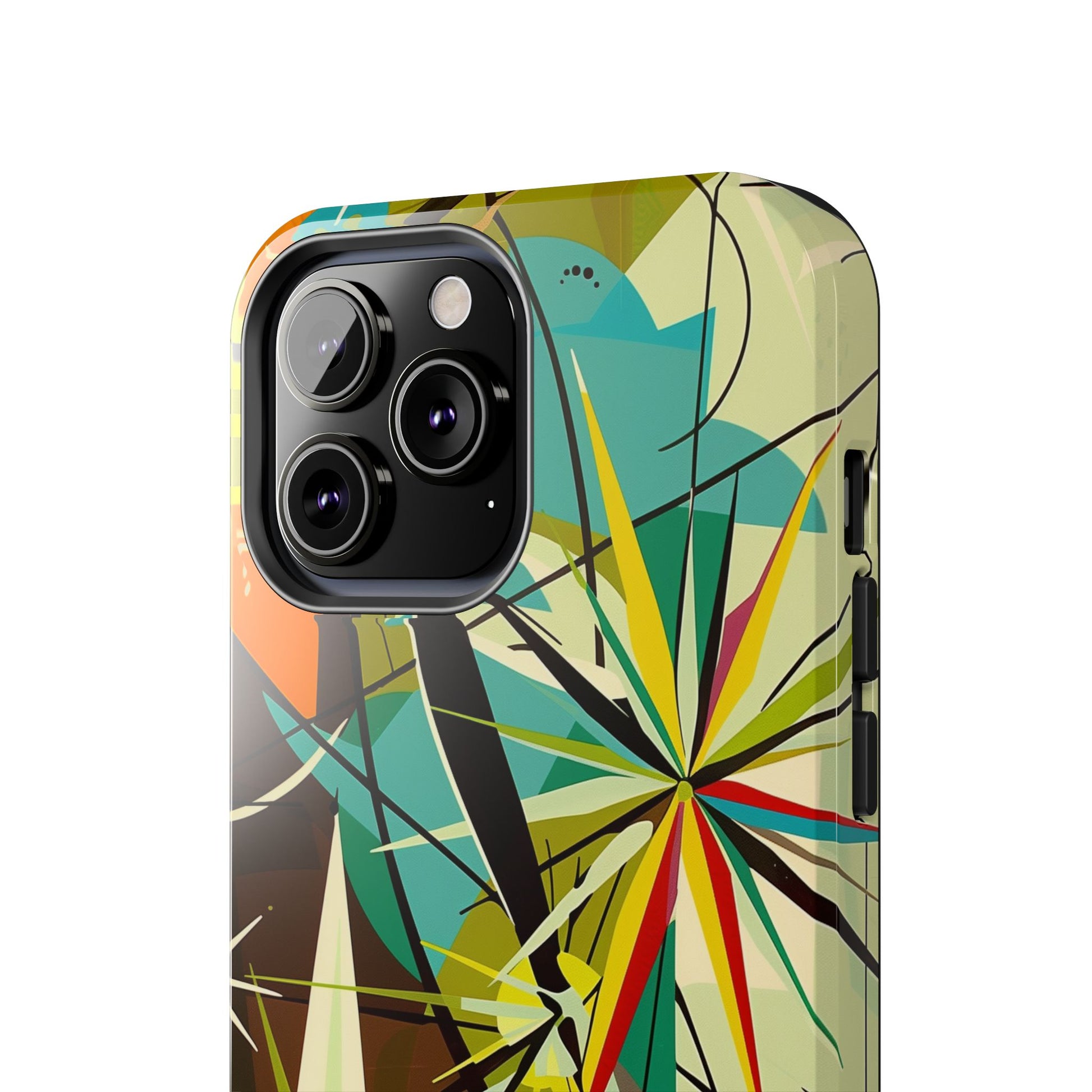 Mid Century Modern Star Design Phone Case, Earth Tone Colors, Retro Style Smartphone Cover, Vintage Phone Case, iPhone 14 Case, Apple iPhone