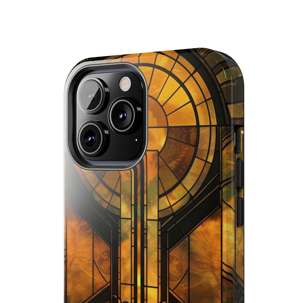 Durable Noir Art Deco Golden Design iPhone Cover - Stylish and Protective Phone Case on Etsy - Art Deco Gift