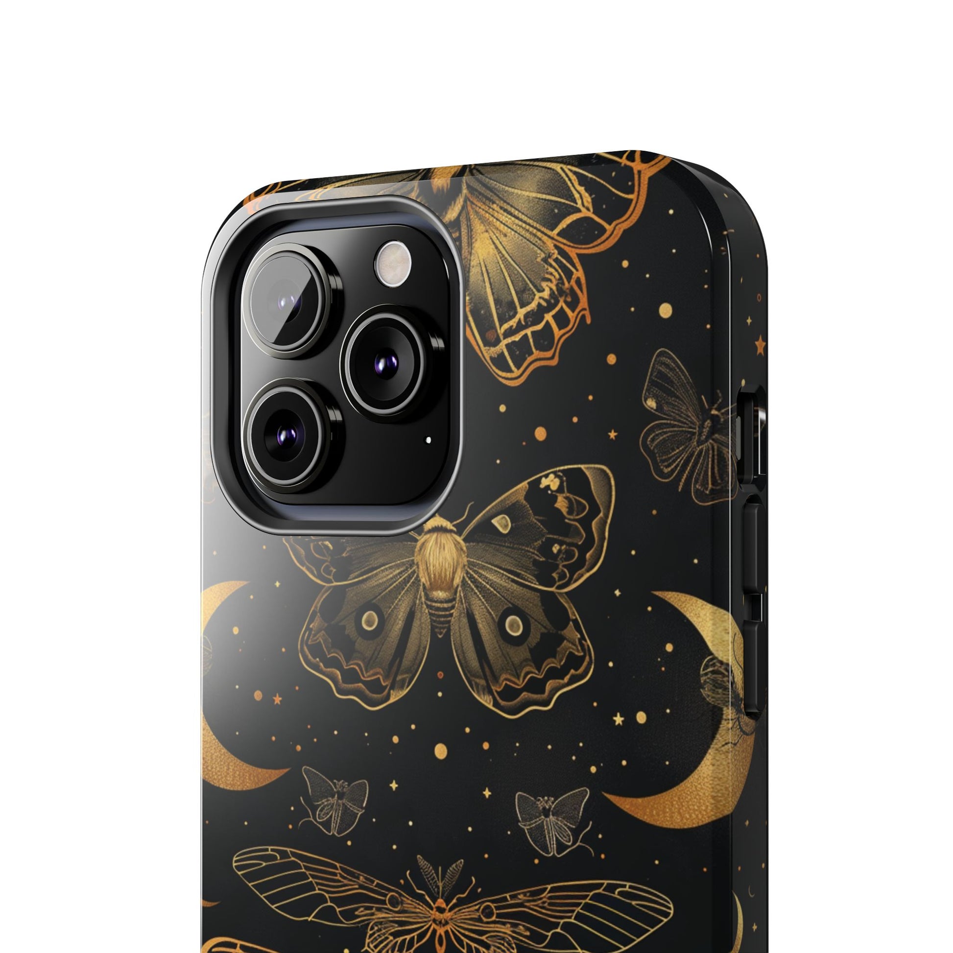 D Dark Academia Mystical Phone Case, Mystical Moth Phone Case, Vintage Magic Witchcraft iPhone Cover, Esoteric Nature Art, iPhone 15 Pro Max