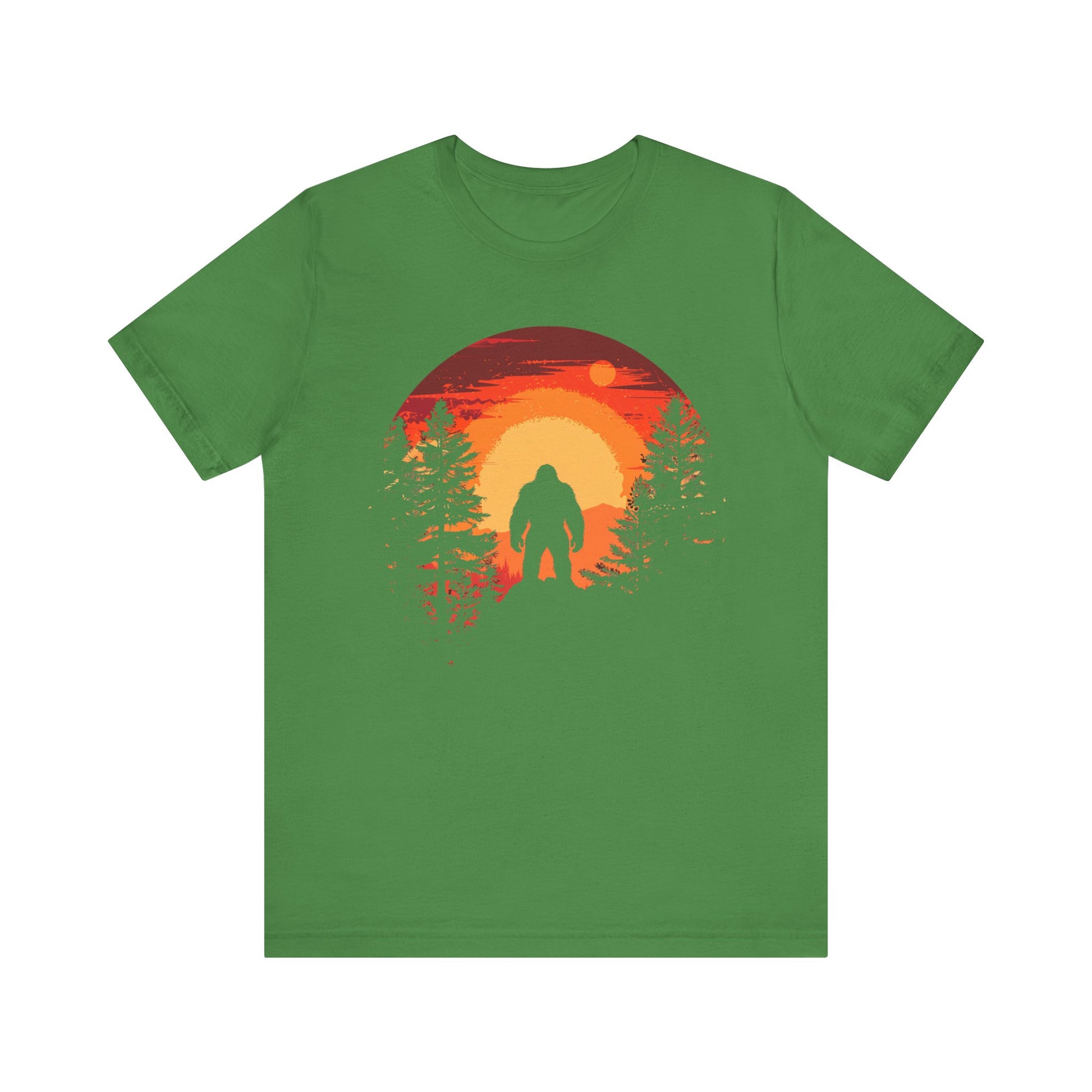 Bigfoot Tshirt, Bigfoot Sunset Tshirt, Camping Shirt, Outdoors Shirt, Bigfoot Sunset Shirt, Shirt for Camping, Camping Trip Shirt