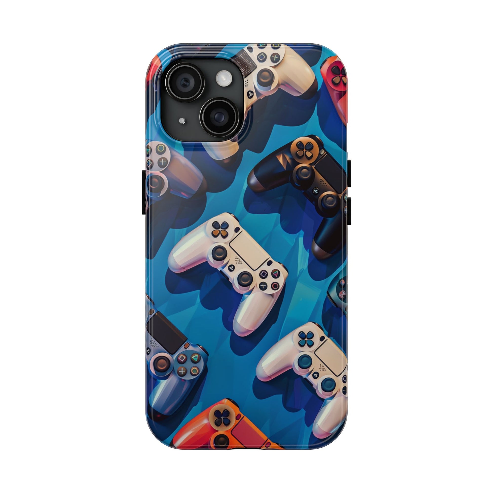 Video Game Controllers iPhone Case - Gamer Tough Phone Cover - Modern Gaming