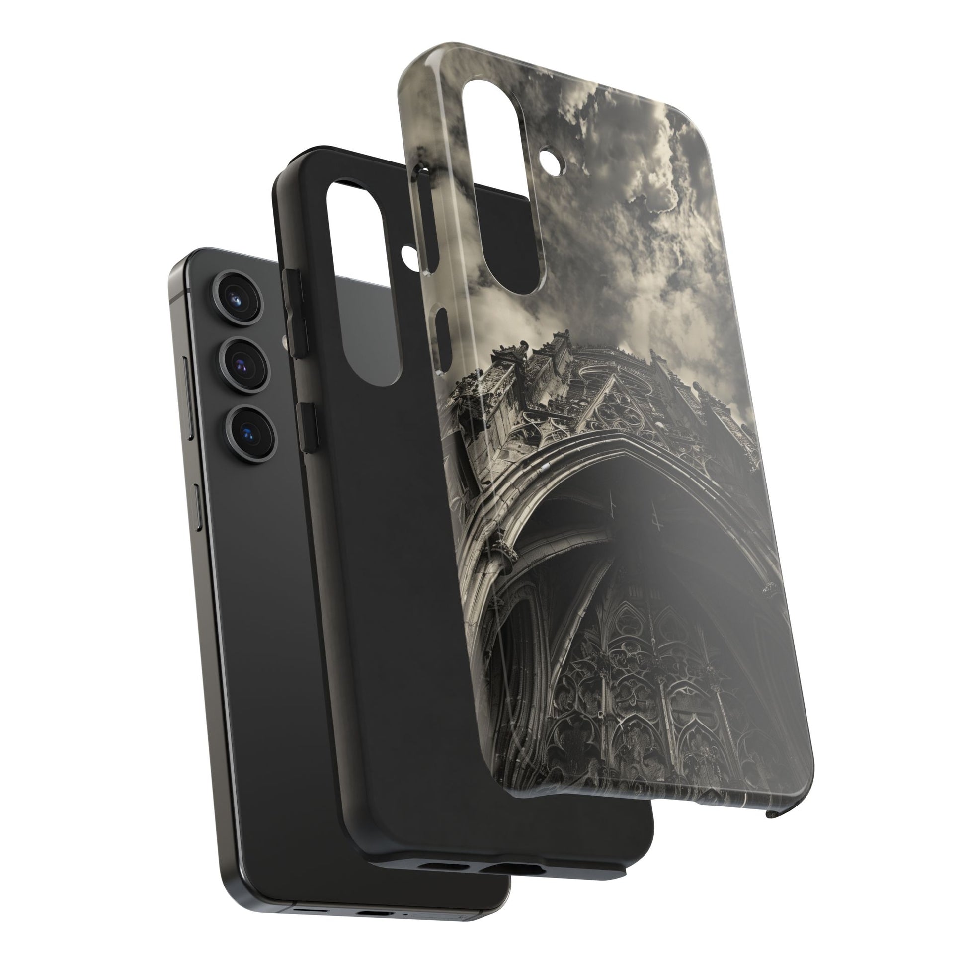 Gothic Art Phone Case Dark Academia, Cathedral Phone Case, Halloween Spooky Season, Gothic Architecture, Gargoyle Phone iPhone 15 Pro Max