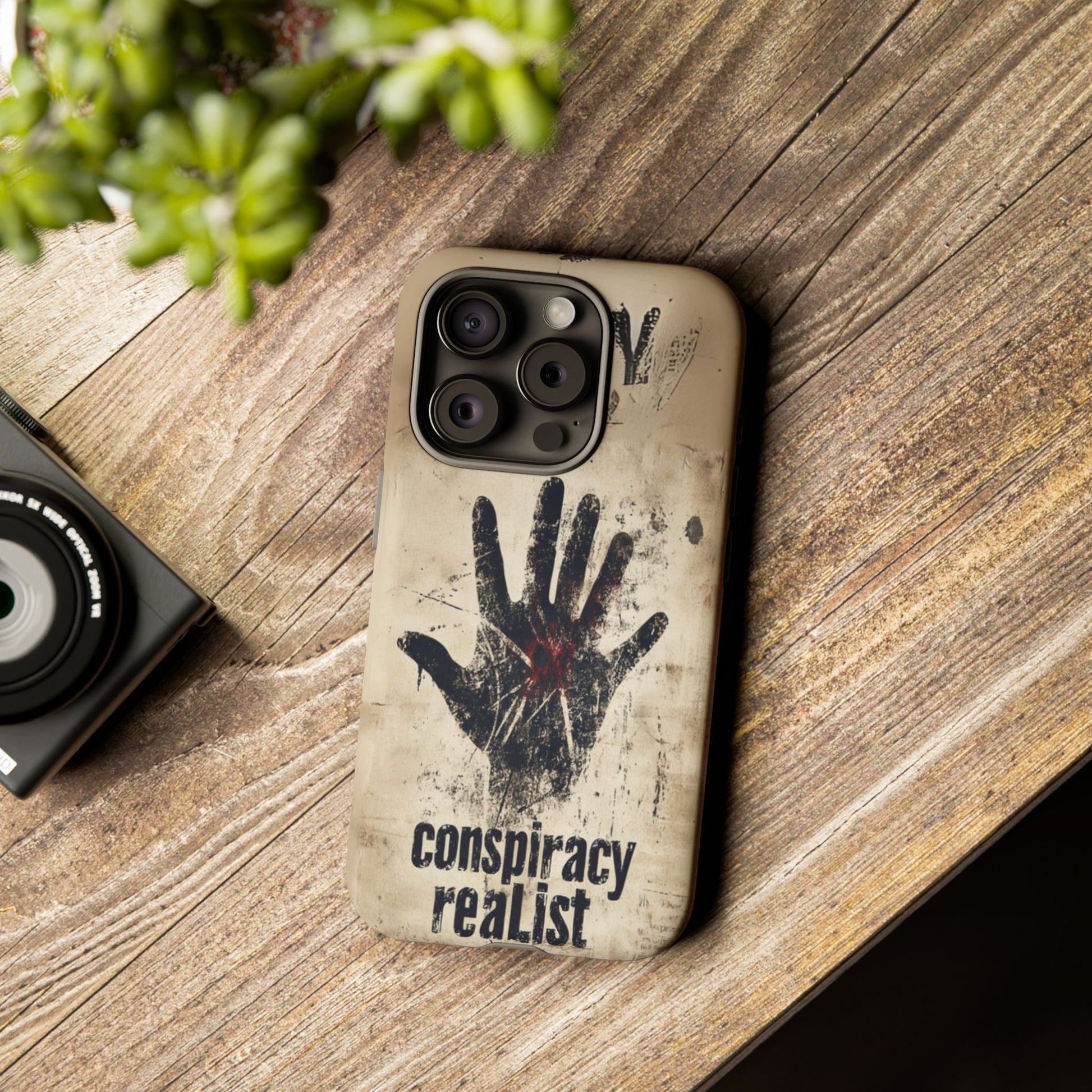 Conspiracy Theories Paranormal Mystery UFO X-Files Inspired Ghostly Hand Conspiracy Realist Cryptid iPhone 13 14 15 16 Pro Max Galaxy Pixel