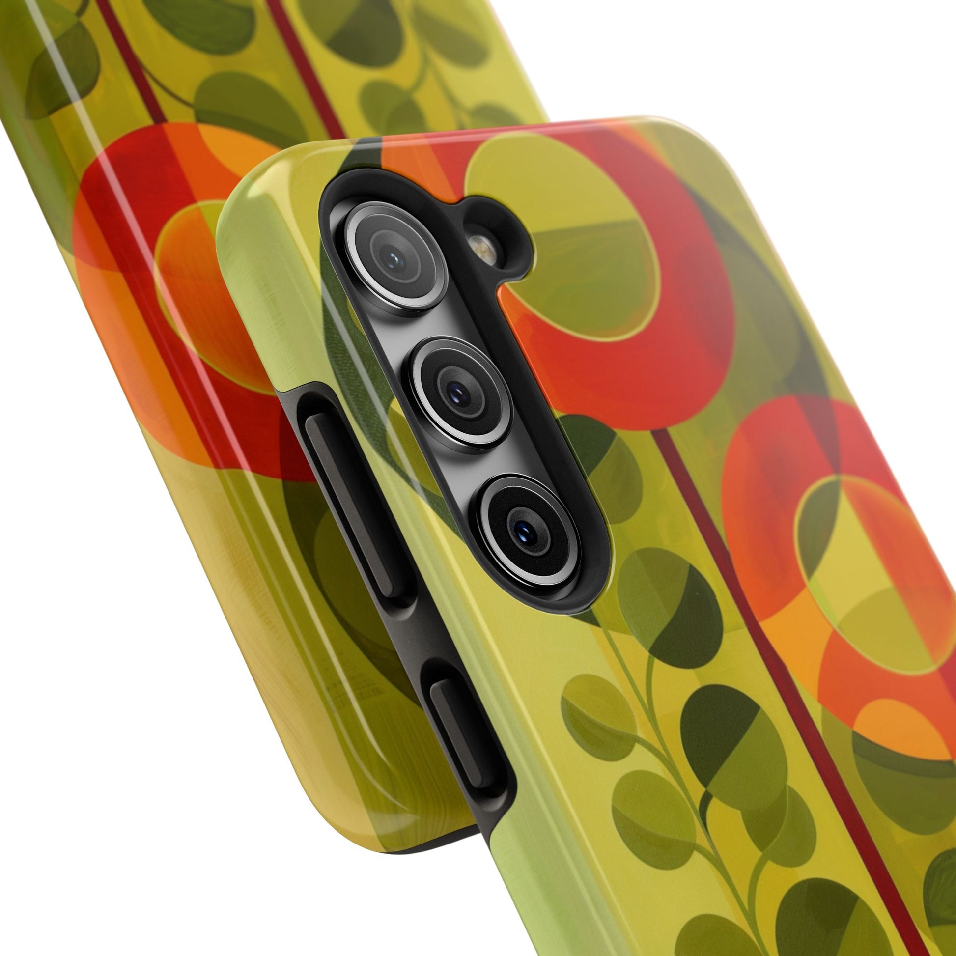 Atomic Flower Phone Case, Mid-Mod Phone Case, Artwork iPhone Case, Unique Floral Pattern Phone Case, Art Deco, Minimalist, Tough Iphone Case