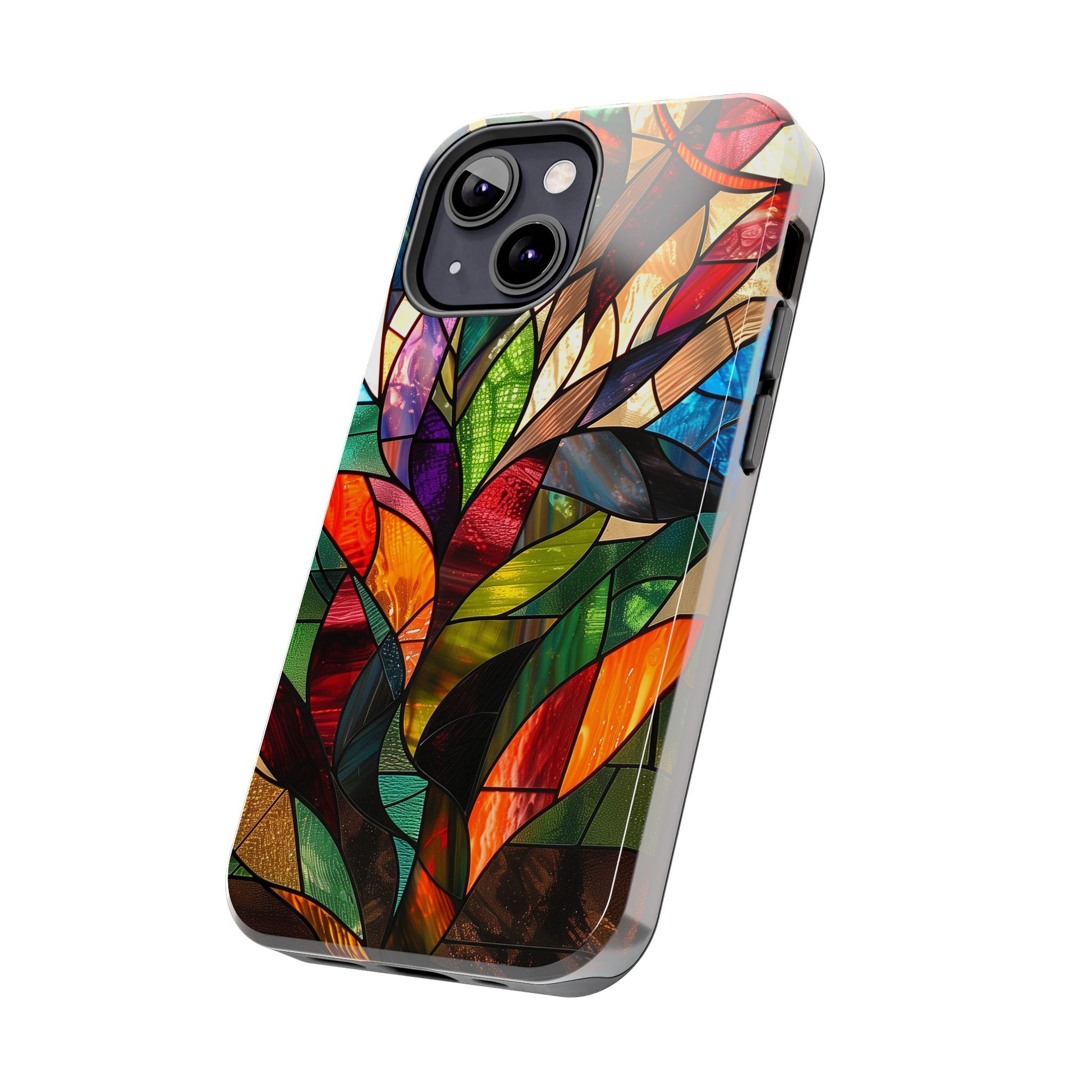 Frank Lloyd Wright Inspired Stained Glass Phone Case, Artistic iPhone Case, Architectural Design, Art Deco iphone Case, iphone 15 pro max