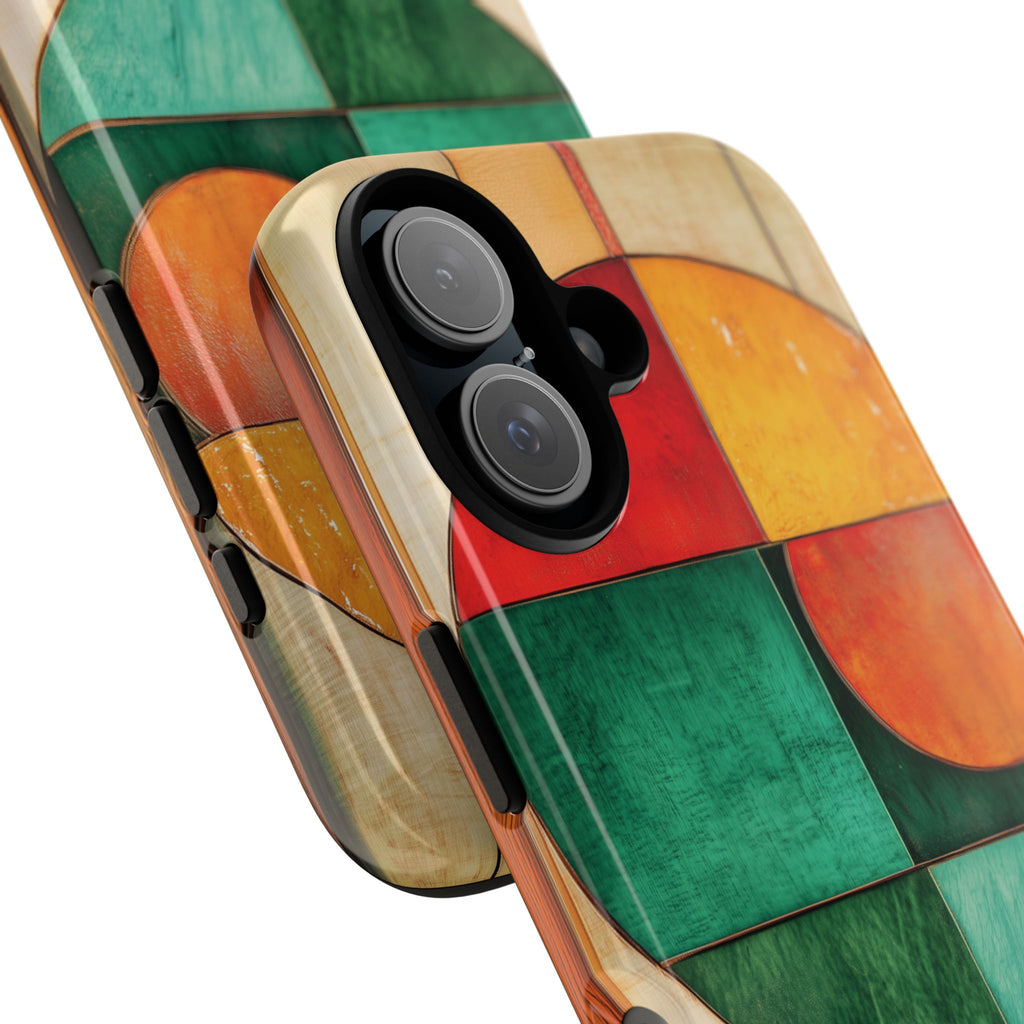 Circles Frank Lloyd Wright Usonian Prairie Phone Case Geometric Stained Glass Art Deco Marble Gold 13 14 15 16 iPhone Pro Max Galaxy Pixel