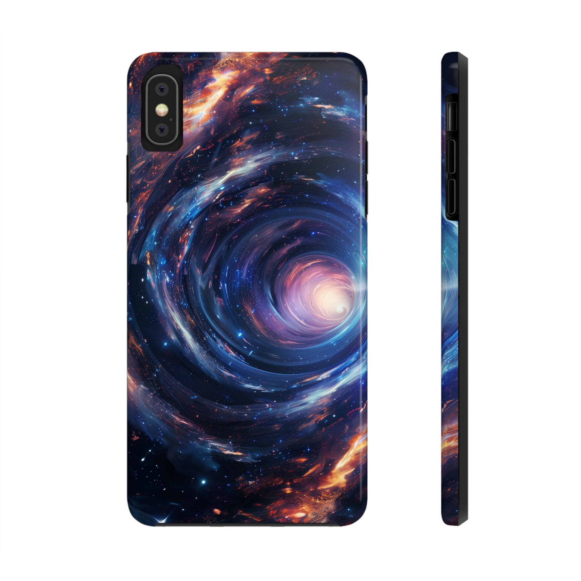 Dr Who inspired Phone Case - Space Wormholes Phone Case - Cosmic Galaxy Cover with Futuristic Wormhole Design - Sci-Fi Protective Case