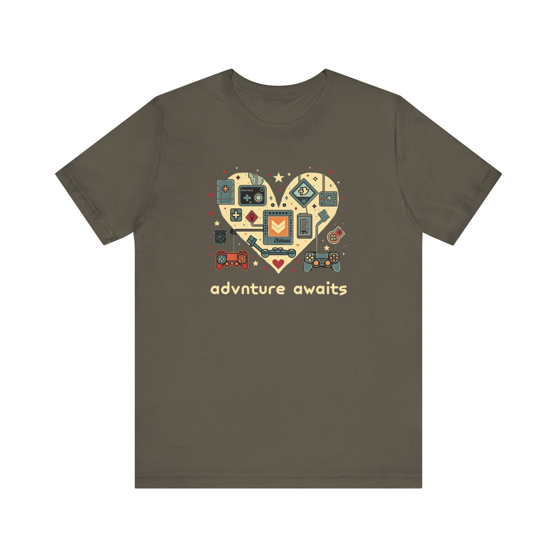 Geeky Gamer Tee, Game Night Shirt, Playful Retro Game Night Shirt, Adventure Awaits, Perfect Gamer Gift, Adventure Awaits Shirt