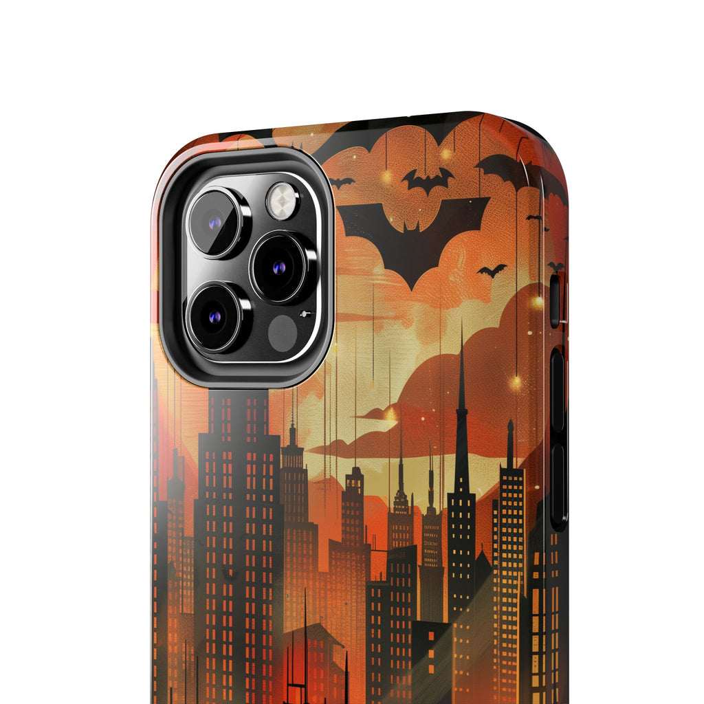 Batman Inspired Phone Case - Gotham Art Deco Style - Comic Book Hero Phone Cover - Unique Superhero Accessory