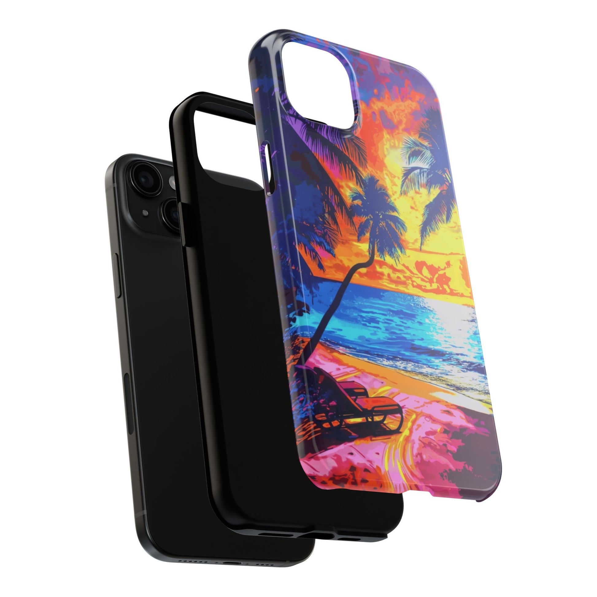 Sunset Bliss: Lisa Frank Style Phone Case