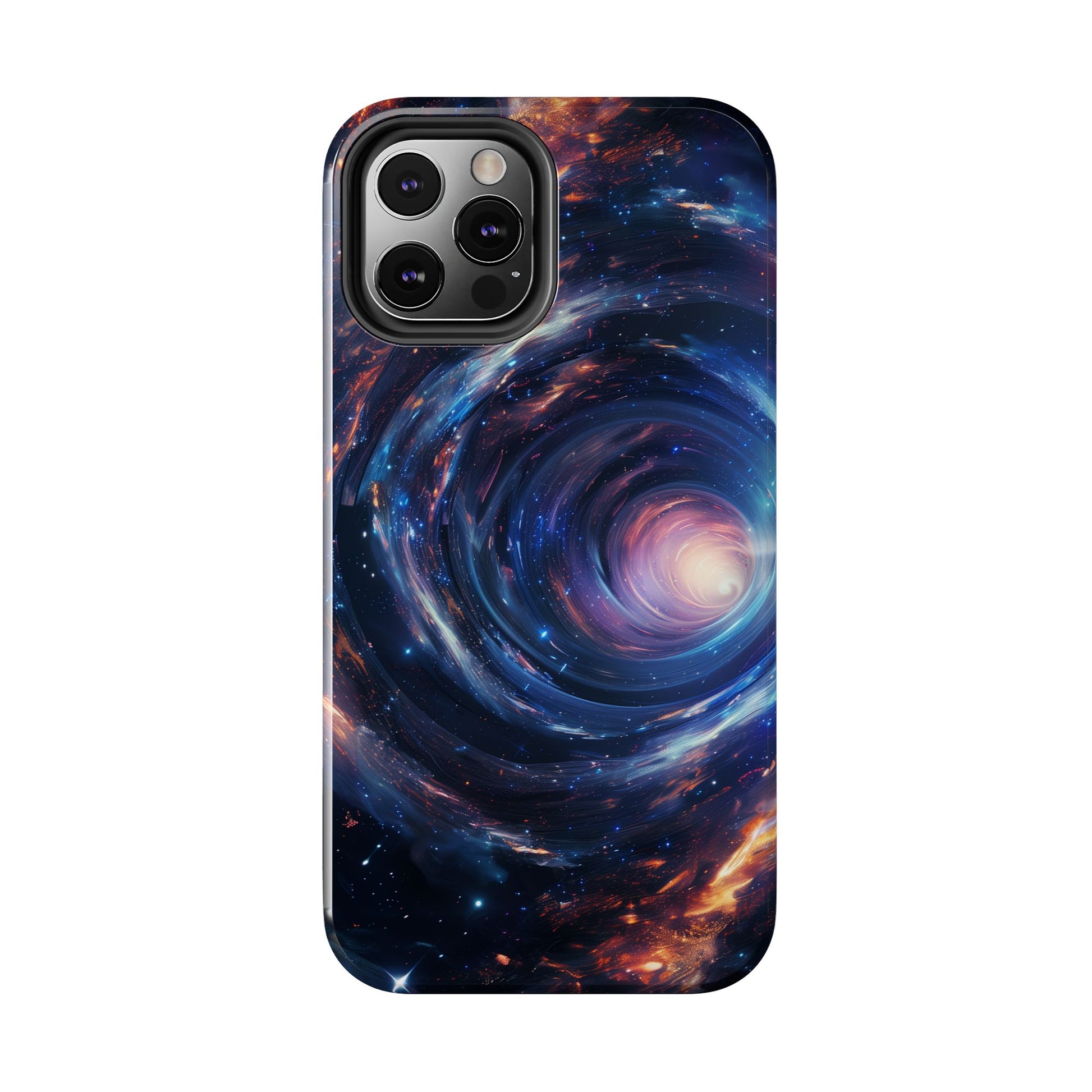 Dr Who inspired Phone Case - Space Wormholes Phone Case - Cosmic Galaxy Cover with Futuristic Wormhole Design - Sci-Fi Protective Case