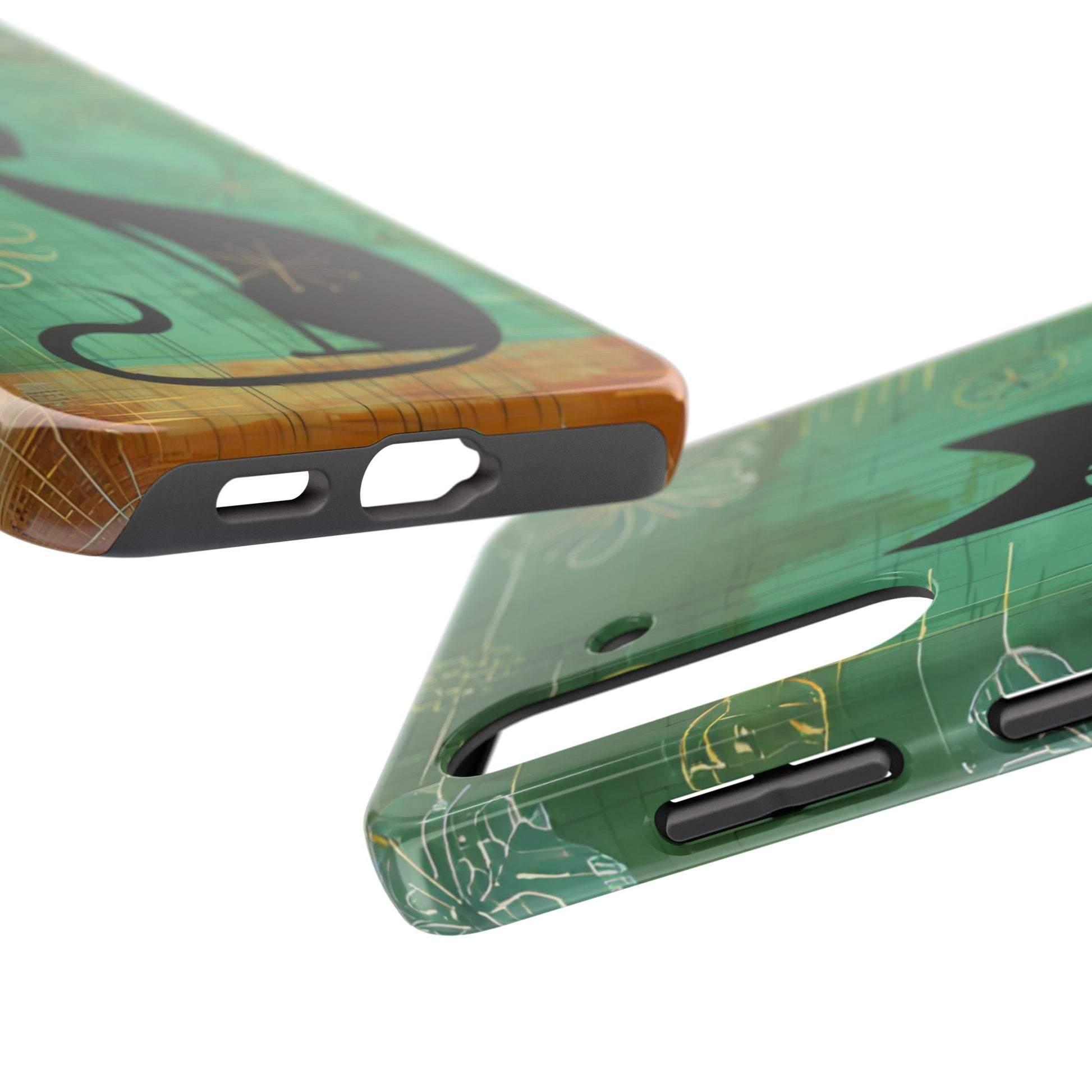 Mid-Century Modern Phone Case-Case, Mid Mod iPhone Case, Atomic Cats iPhone Case, Retro Chic Smartphone Cover, Unique Phone Case
