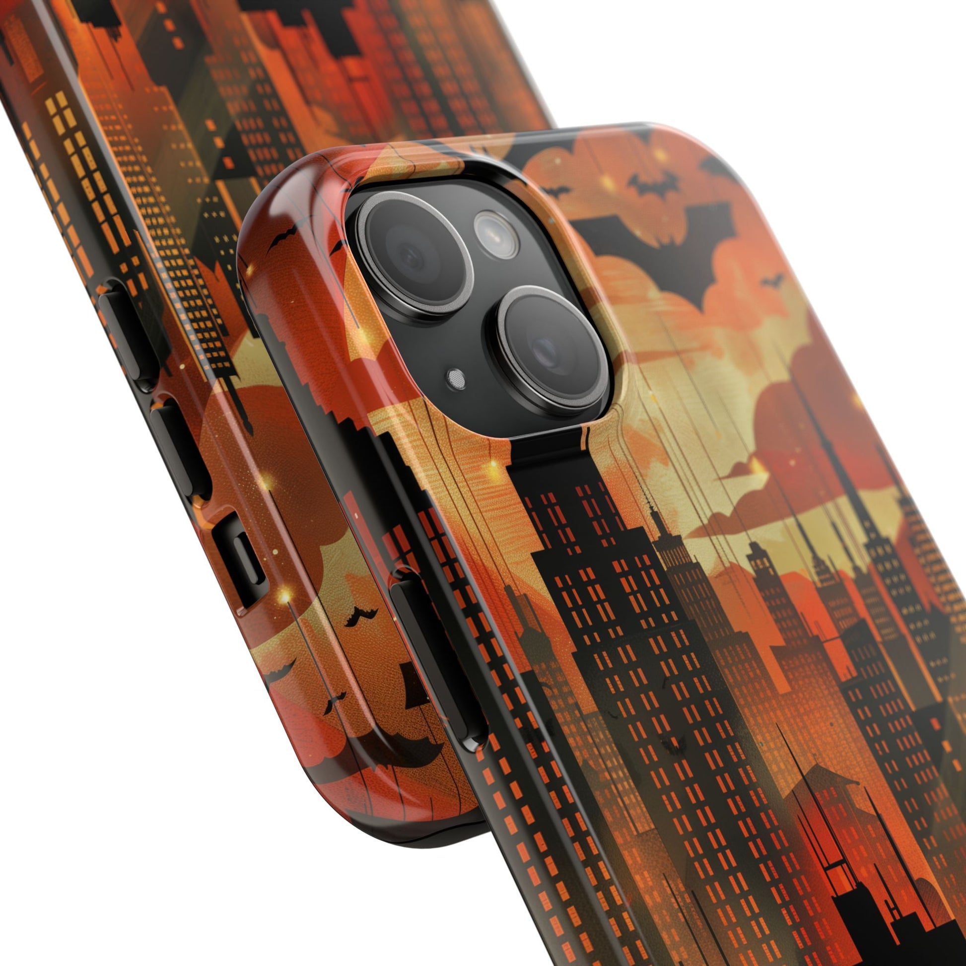 Batman Inspired Phone Case - Gotham Art Deco Style - Comic Book Hero Phone Cover - Unique Superhero Accessory