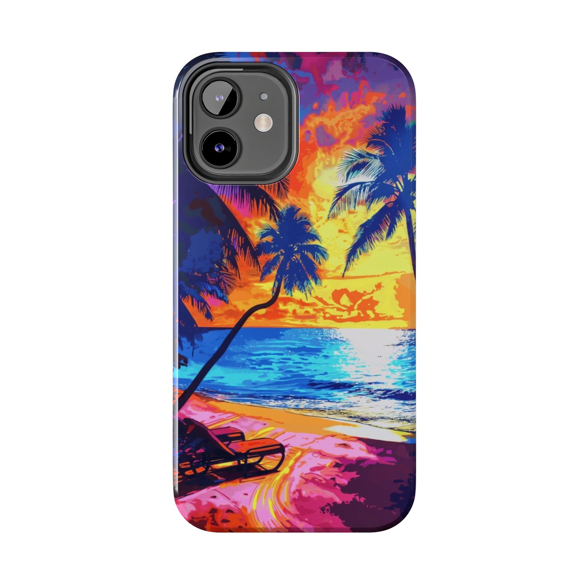 Sunset Bliss: Lisa Frank Style Phone Case