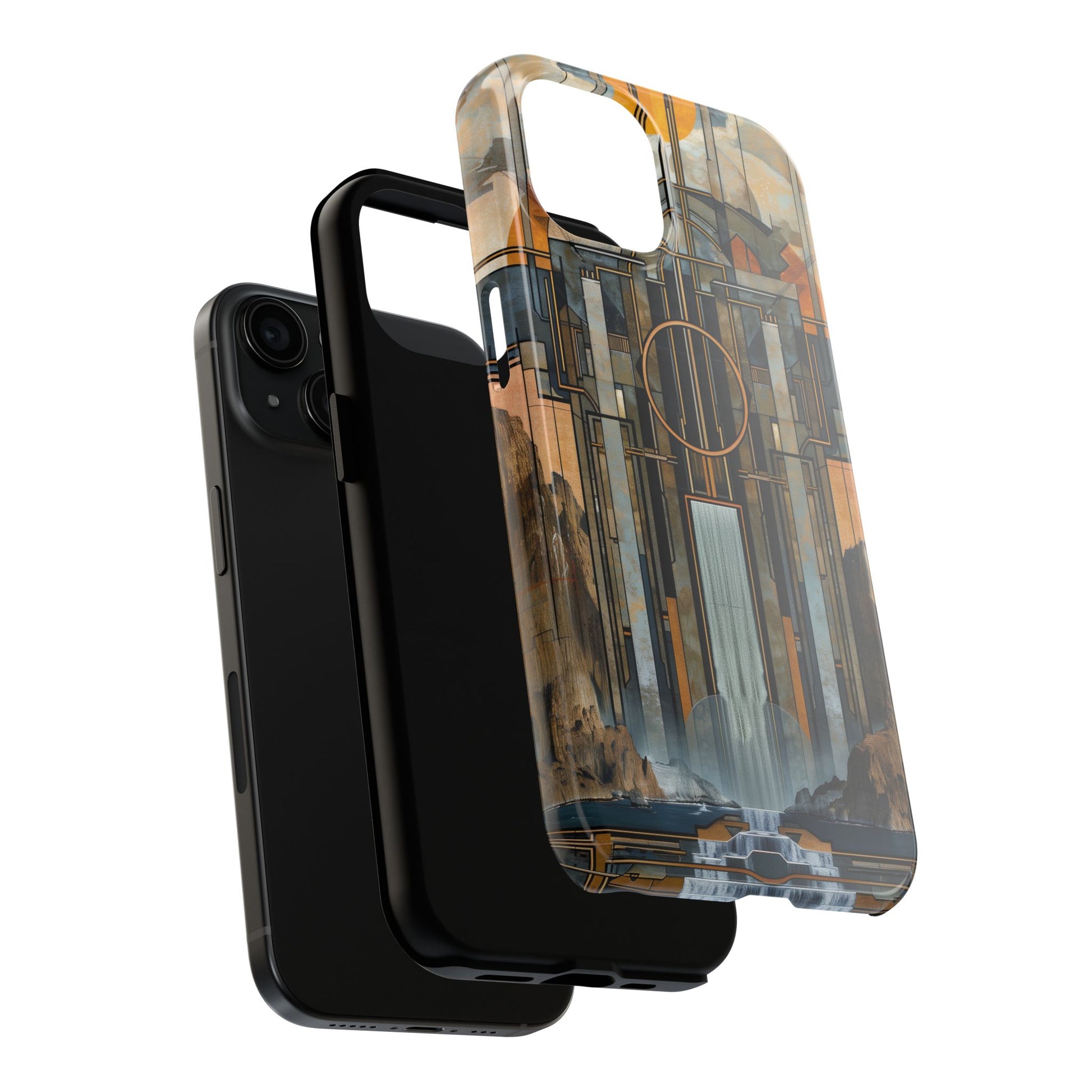 Falling Water Inspired Phone Case - Frank Lloyd Wright Design - Architectural Phone Cover - Unique Phone Accessory