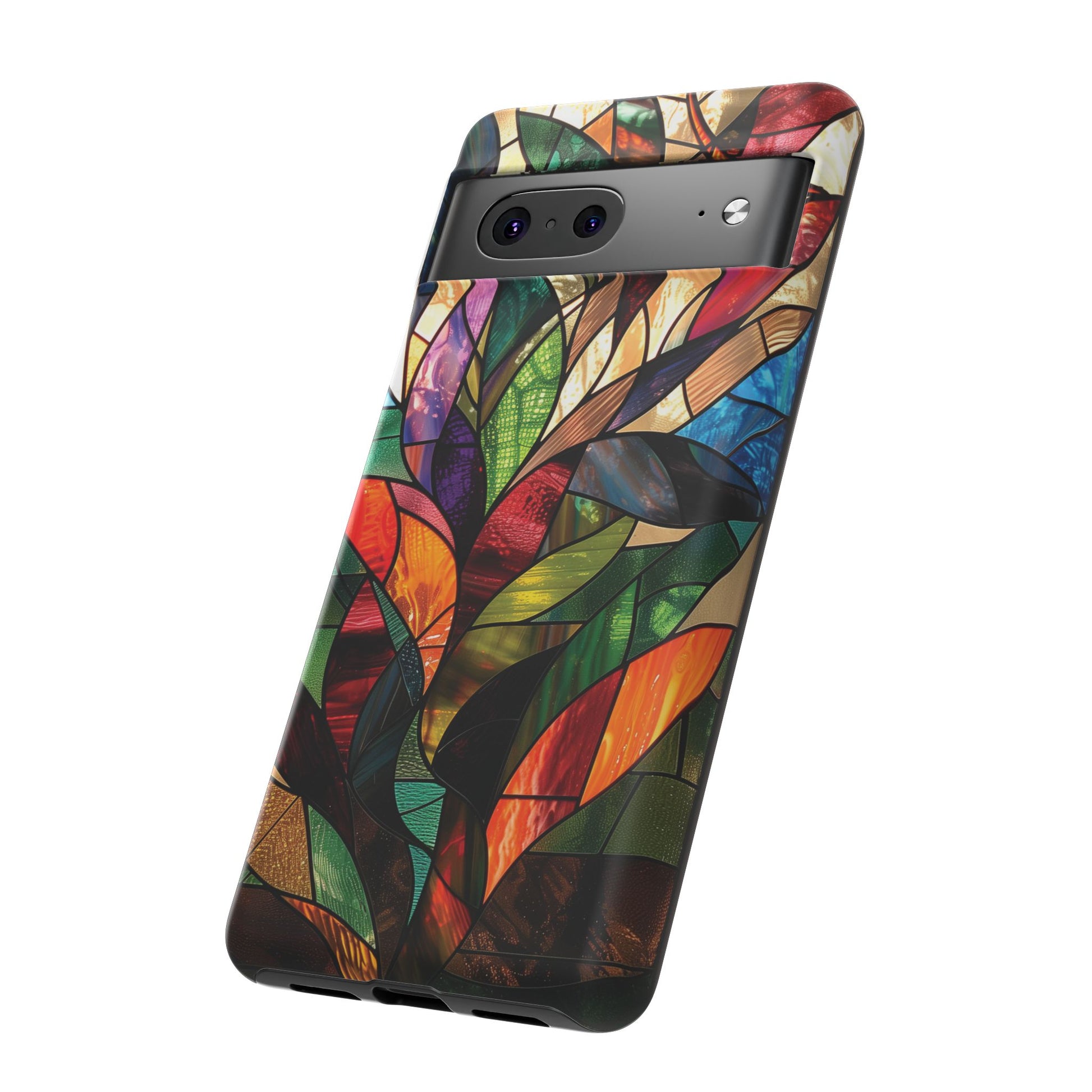 Frank Lloyd Wright Inspired Stained Glass Phone Case Mid Mod Geometric Artistic Architectural Design Art Deco iphone 13 14 15 16 Pro Max
