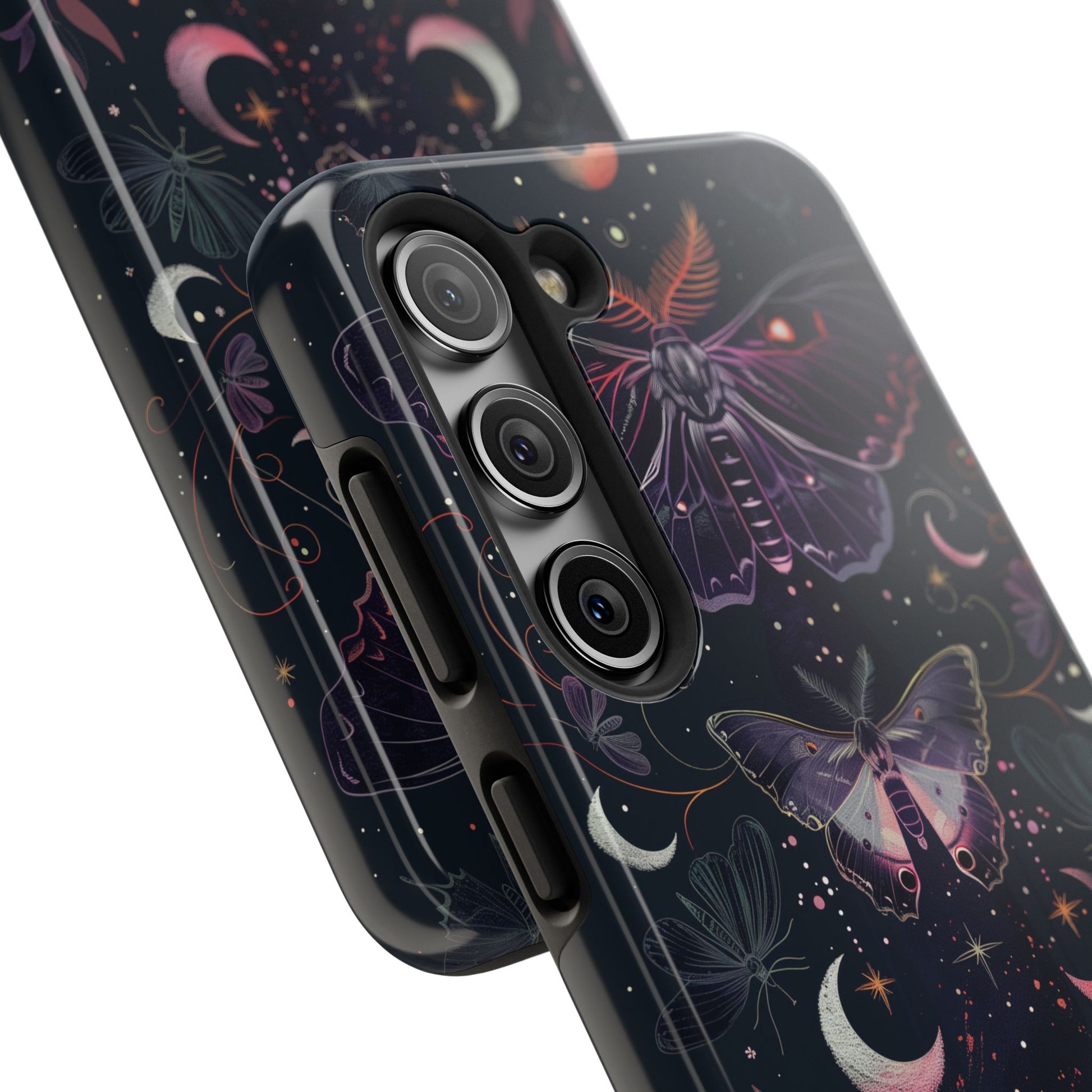 B Dark Academia Mystical Phone Case, Mystical Moth Phone Case, Vintage Magic Witchcraft iPhone Cover, Esoteric Nature Art, iPhone 15 Pro Max