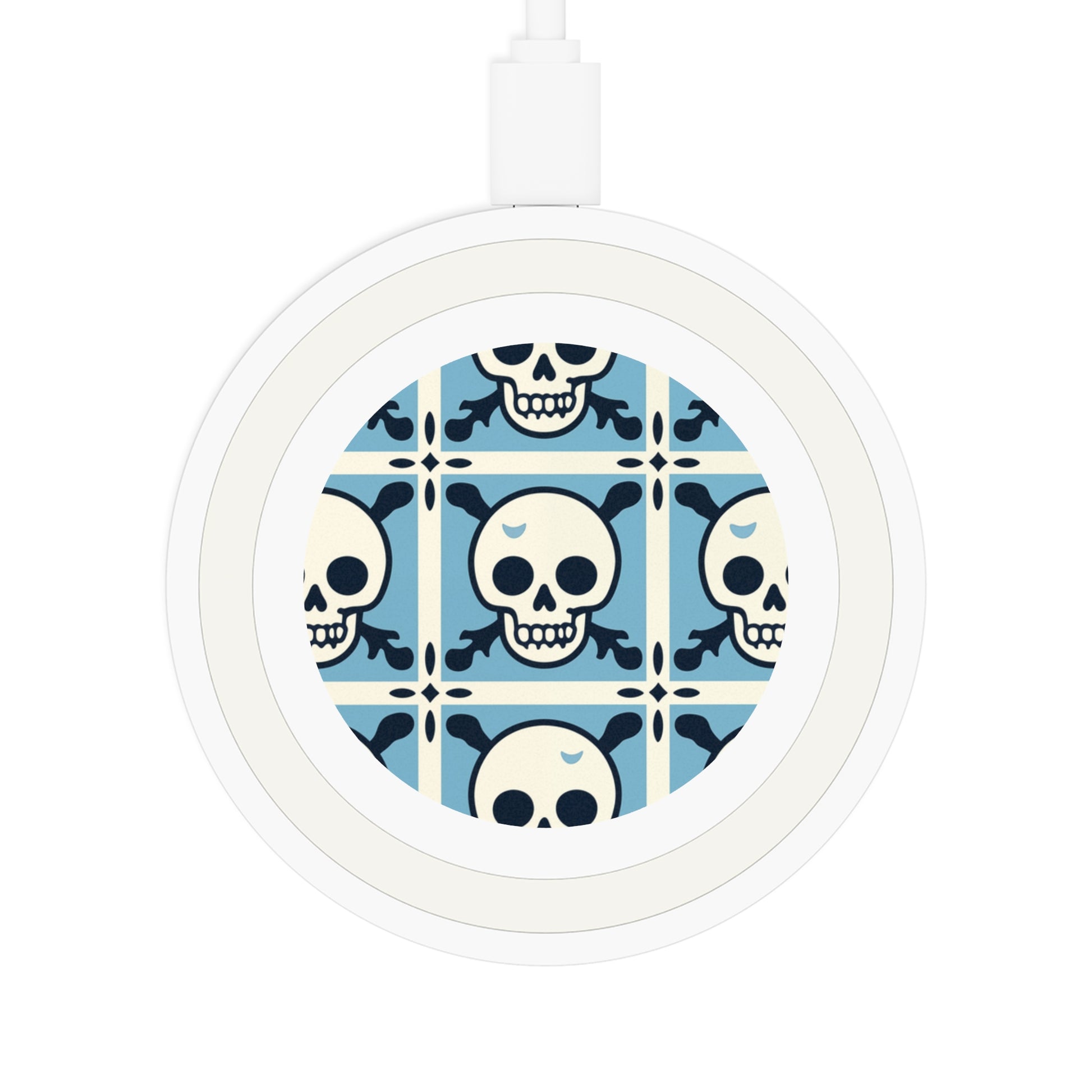 Cute Skull Wireless Charging Pad