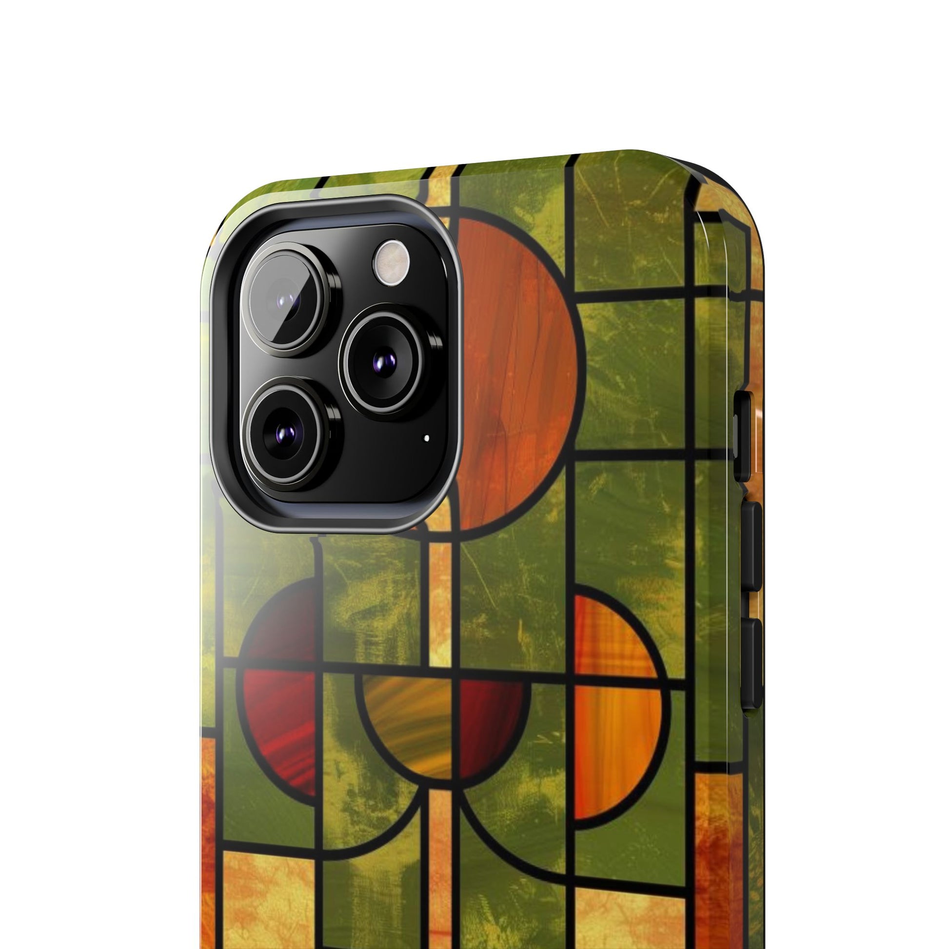 Frank Lloyd Wright Inspired Stained Glass Phone Case, Artistic iPhone Case, Architectural Design, Art Deco iphone Case, iphone 15 pro max