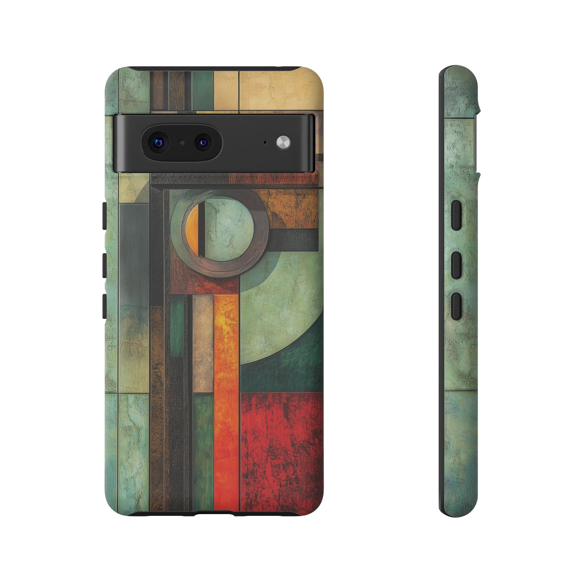 Natural Prairie Style Frank Lloyd Wright Usonian Phone Case Geometric  Art Deco Marble Gold 13 14 15 16 iPhone Pro Max Galaxy Pixel