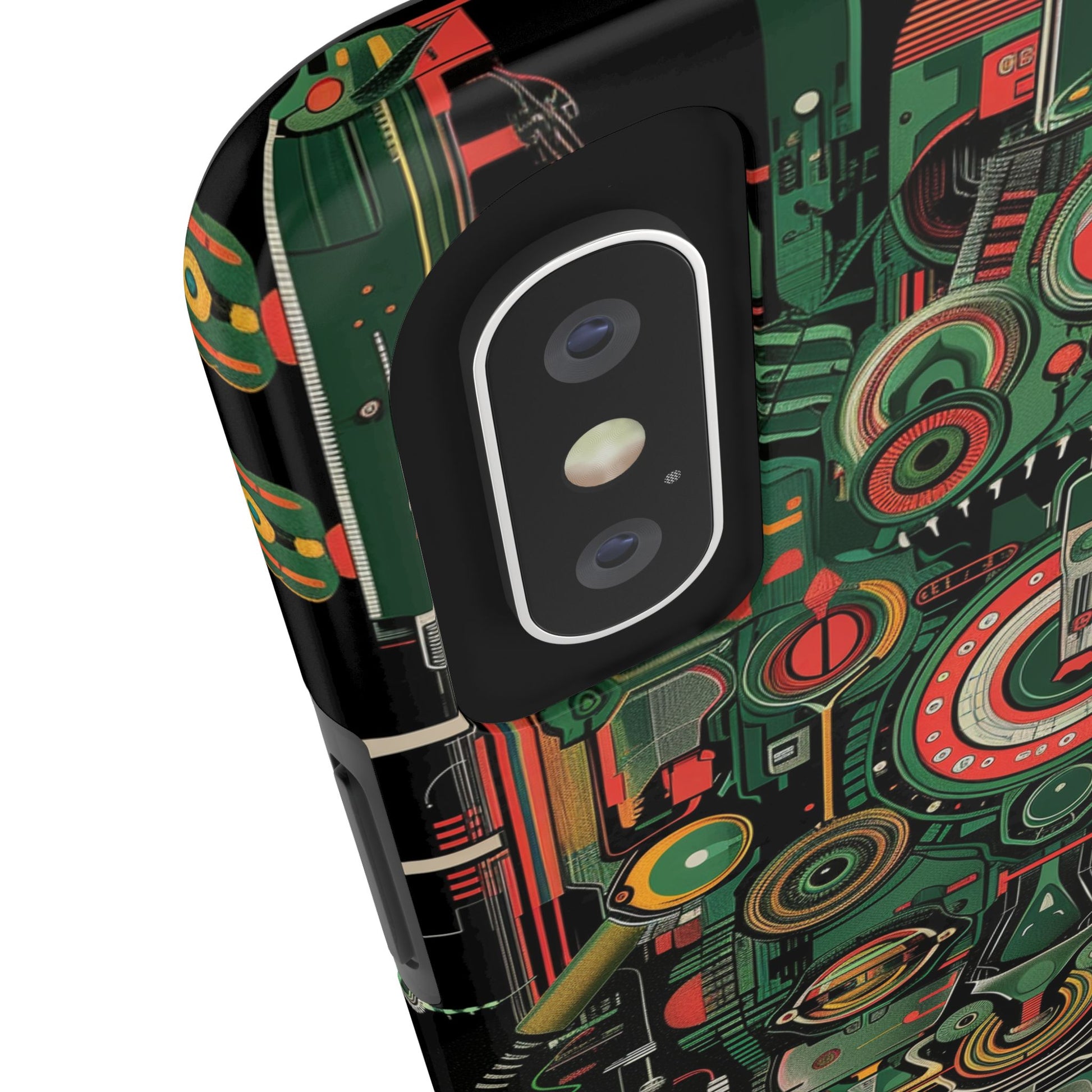 Art Deco Robot Head iPhone Case - Sci-Fi Inspired Cover - Futuristic Design - Unique Tech Accessory - Futurist Gift - Art Deco Robot