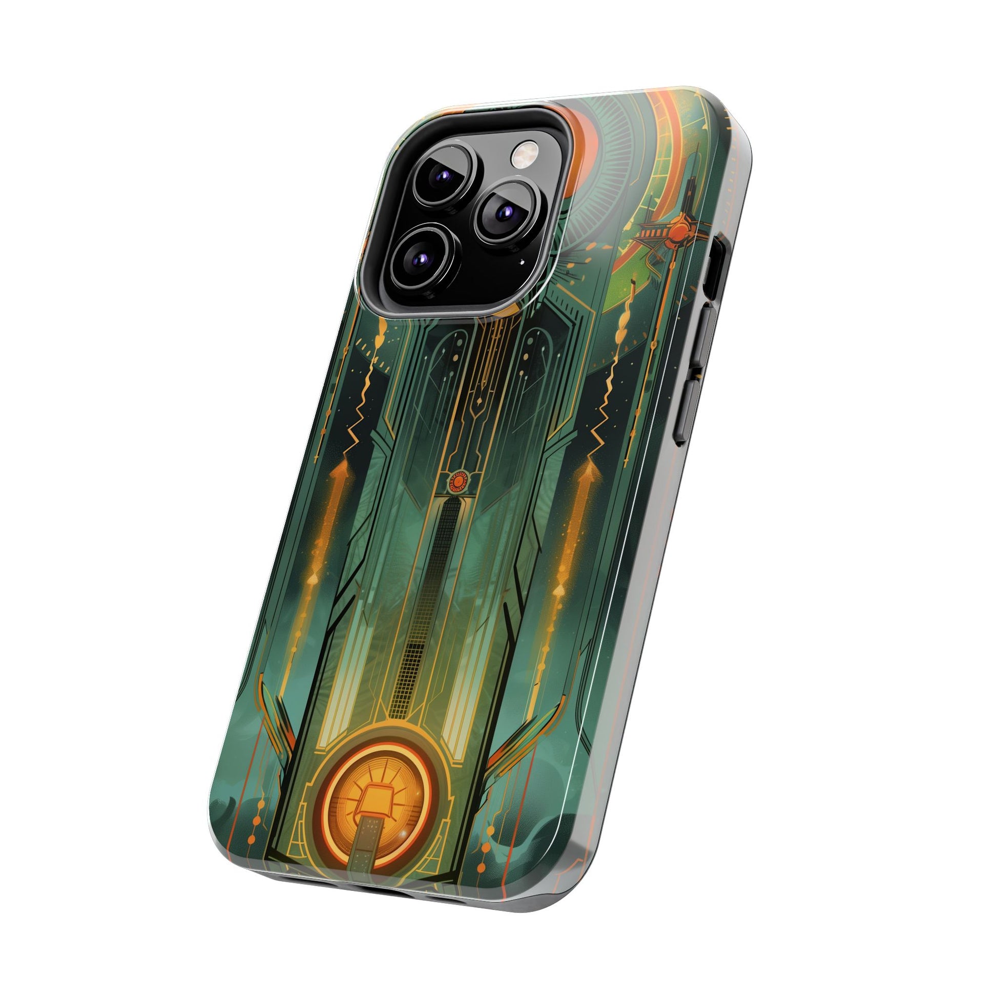 Art Deco Phone Case, Architecture Phone Case, Durable iPhone Case, Gift for Architect, iPhone 14 Case, Art Deco Building Phone Case