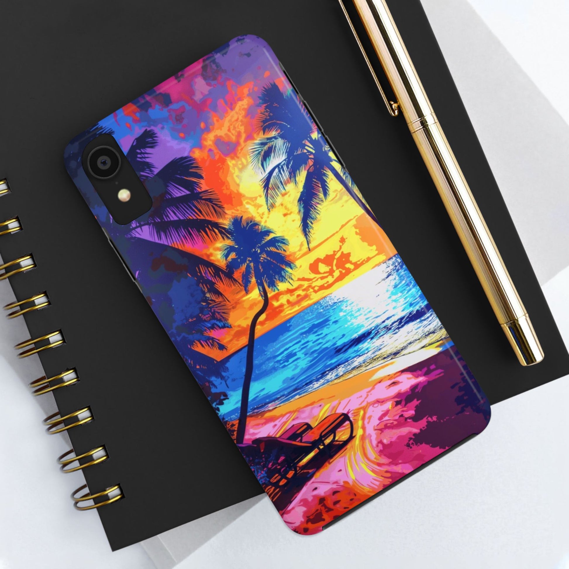 Sunset Bliss: Lisa Frank Style Phone Case