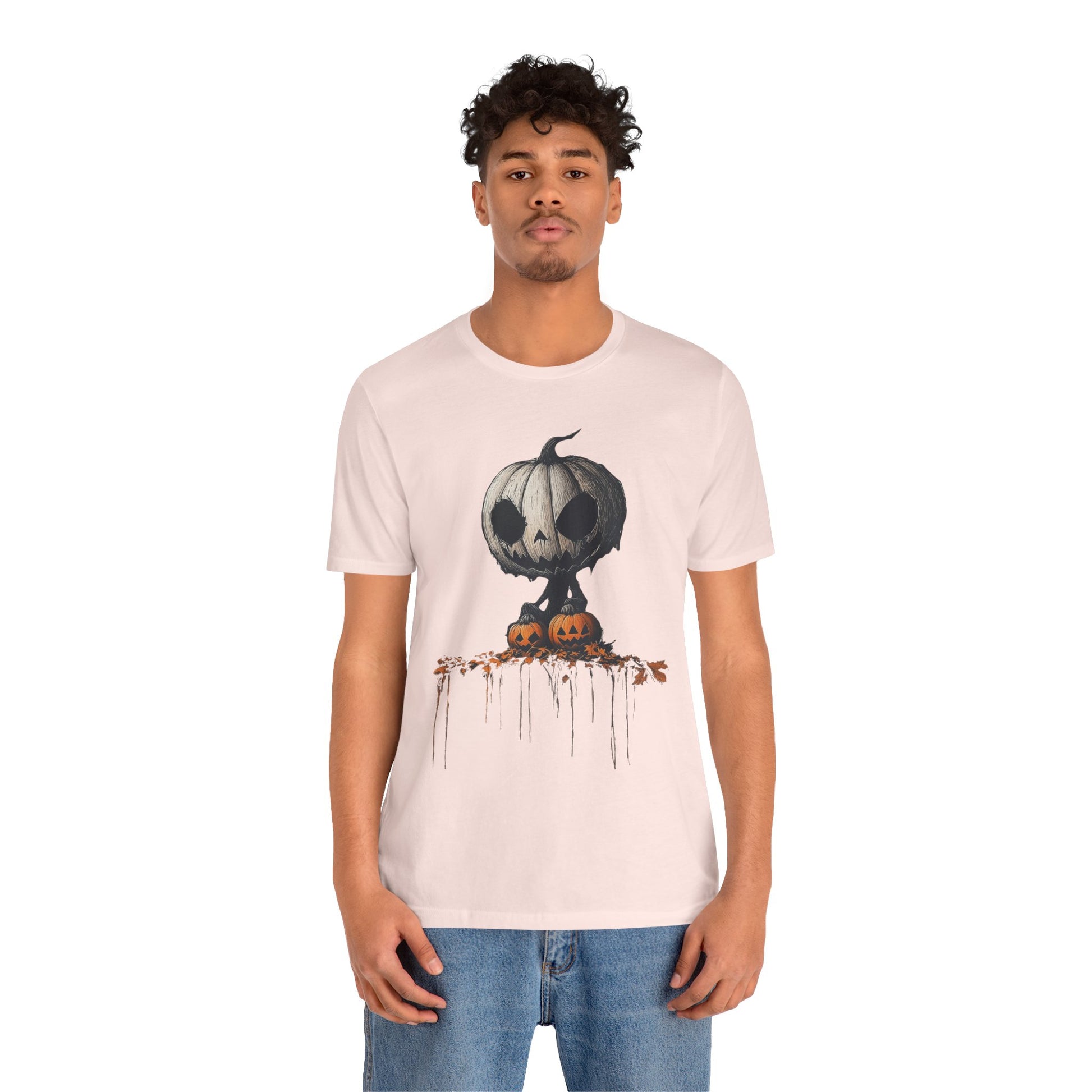 Halloween Spirit Graphic Tee Chillin' with the Pumpkin King