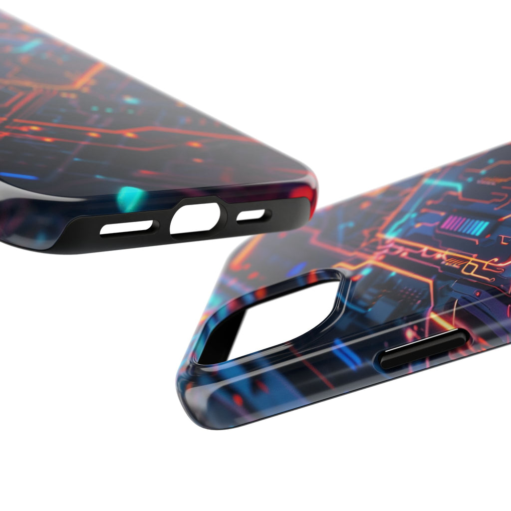 Circuit Board Phone Case, Futuristic Circuit Phone Case, High-Tech Gift, Custom Sci-Fi Phone Case, iphone 15 pro max