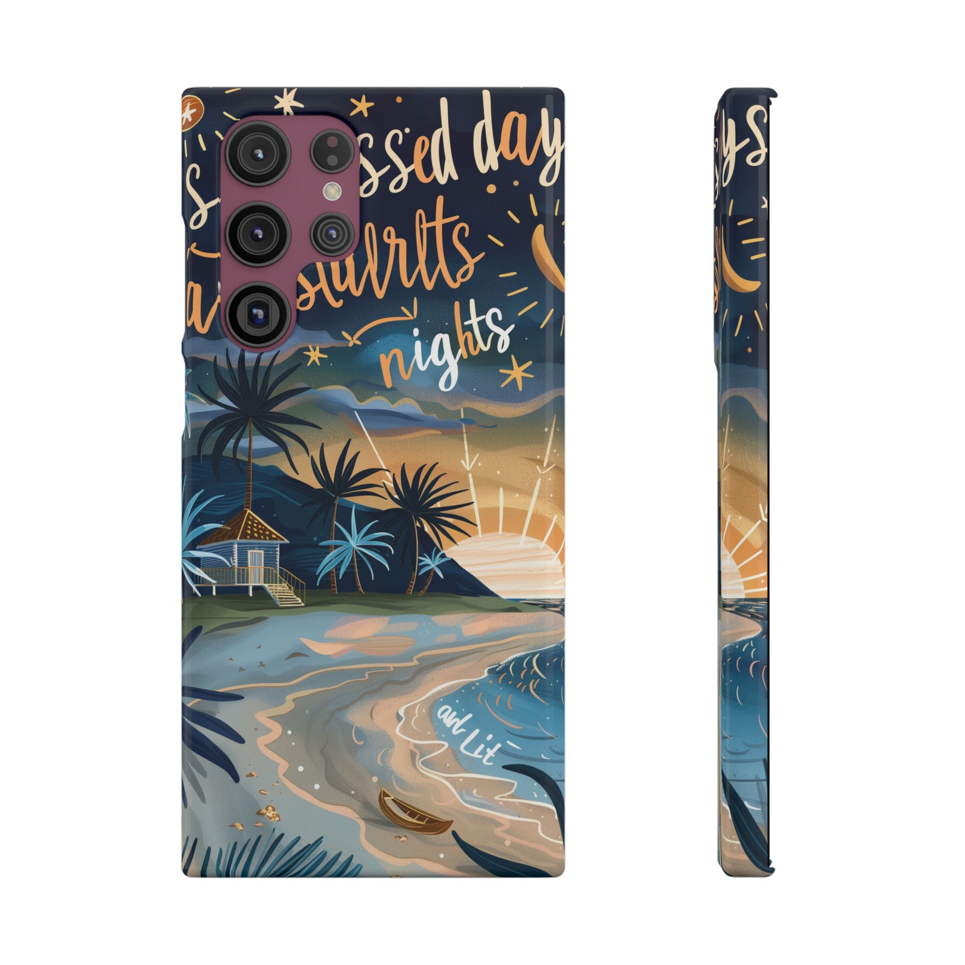 Sun Kissed Days and Starlit Nights Slim Case for Android