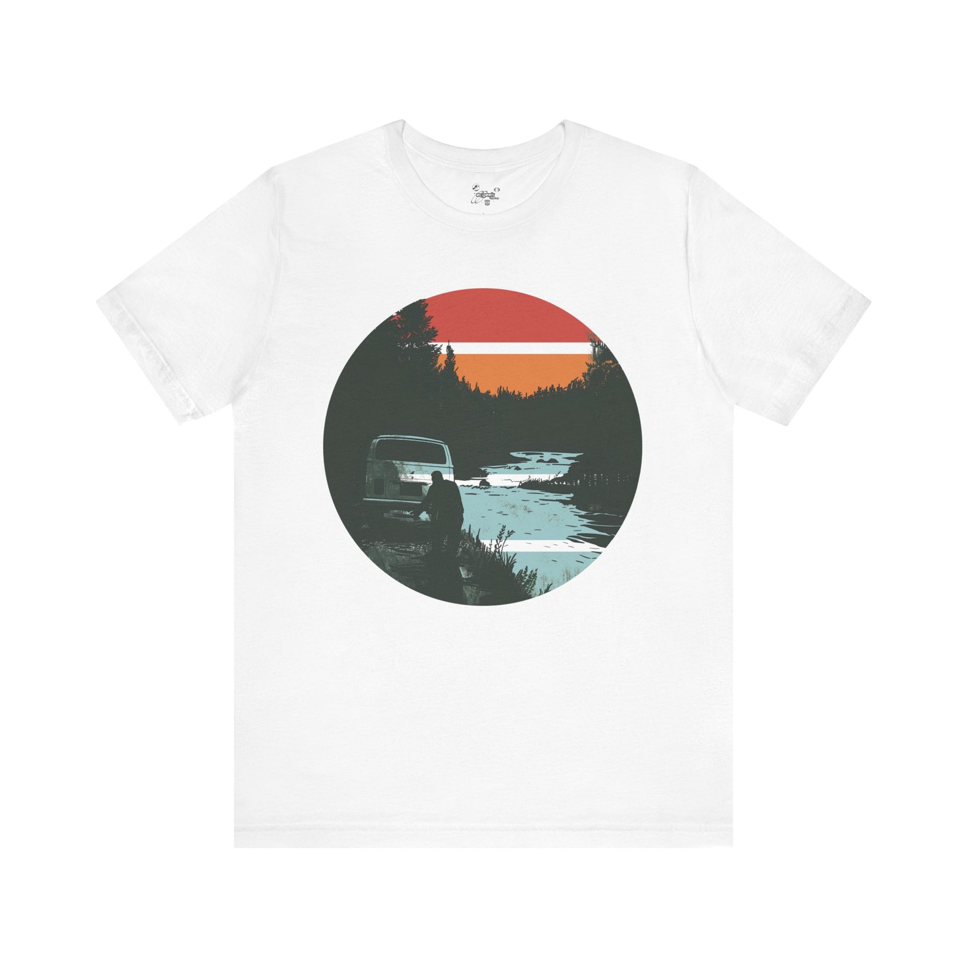 Van Down by the River Tshirt Van Life Camping Shirt Vintage Graphic Tee, Funny Tshirt, SNL Fan Mens Shirt Womens Shirt