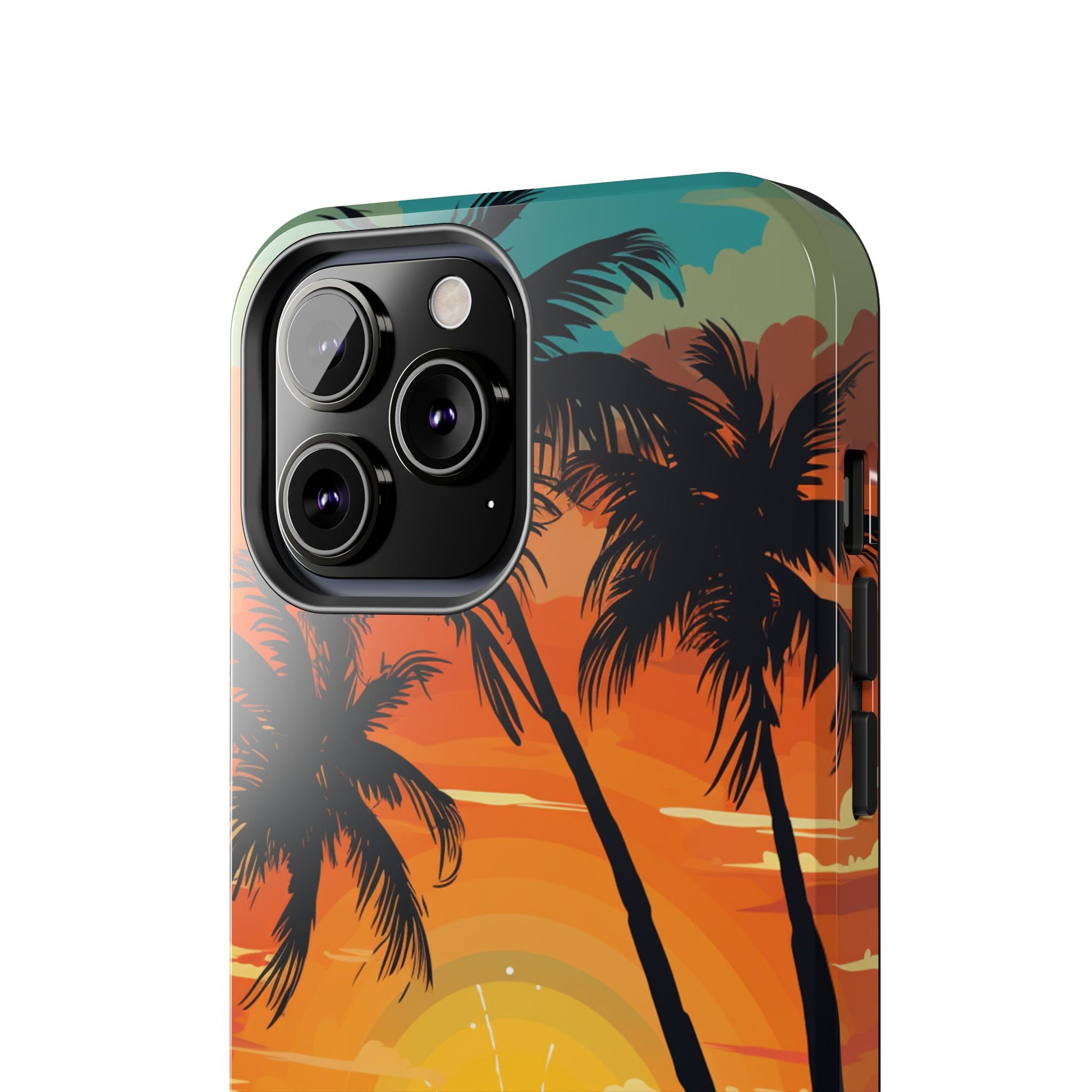 Palm Trees and Sunsets Tough iPhone Cases