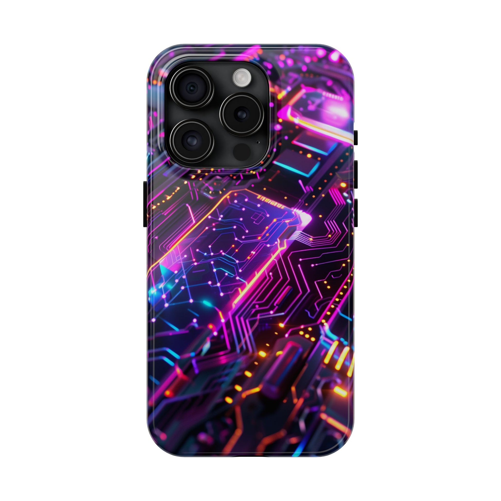 Circuit Board Phone Case, Futuristic Circuit Phone Case, High-Tech Gift, Custom Sci-Fi Phone Case, iphone 15 pro max