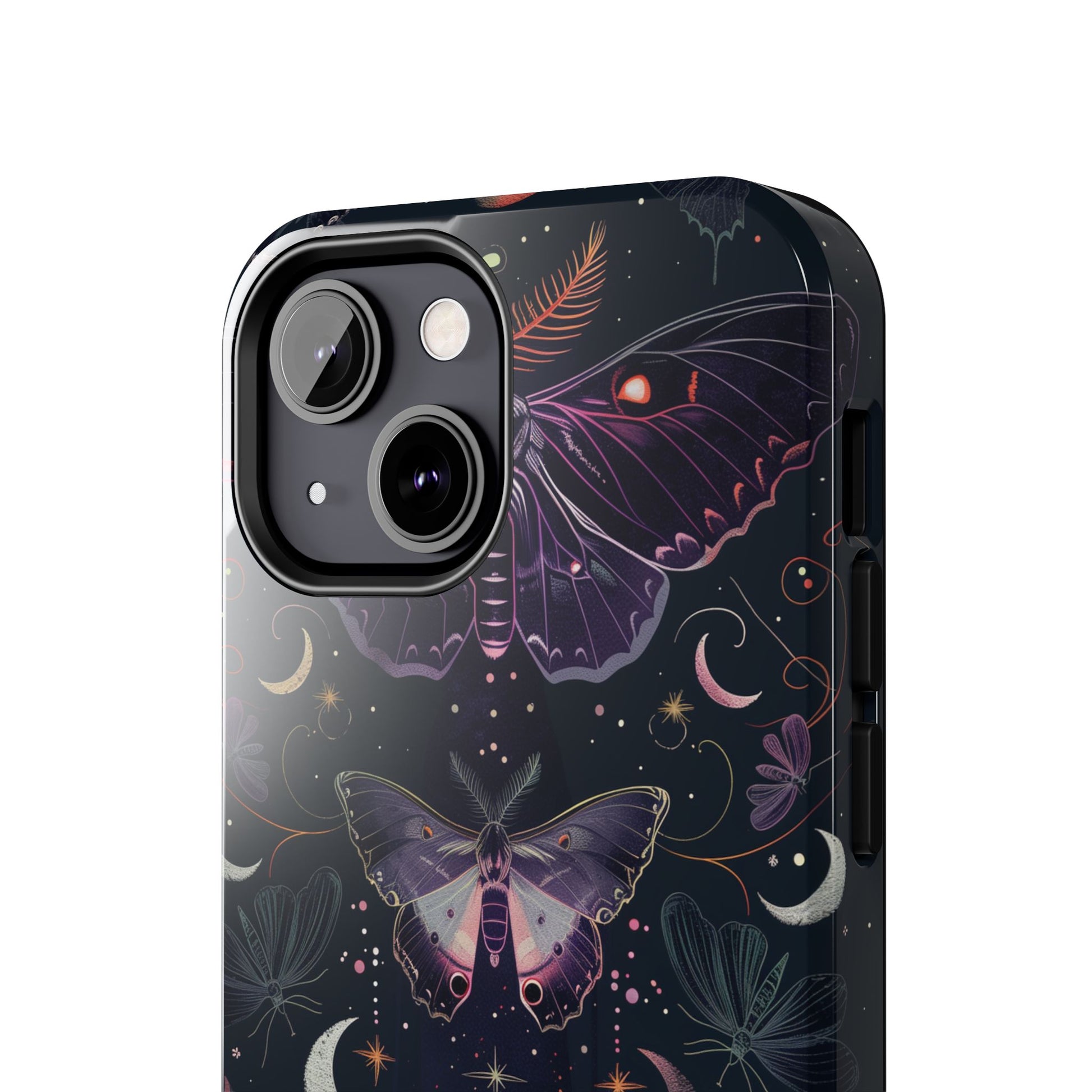 B Dark Academia Mystical Phone Case, Mystical Moth Phone Case, Vintage Magic Witchcraft iPhone Cover, Esoteric Nature Art, iPhone 15 Pro Max