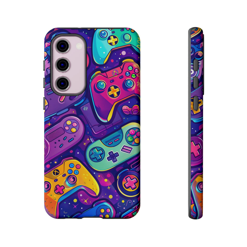 Lisa Frank Style Video Game Controller Android Phone Case, Retro Gamer Gift, Colorful Gaming Accessory