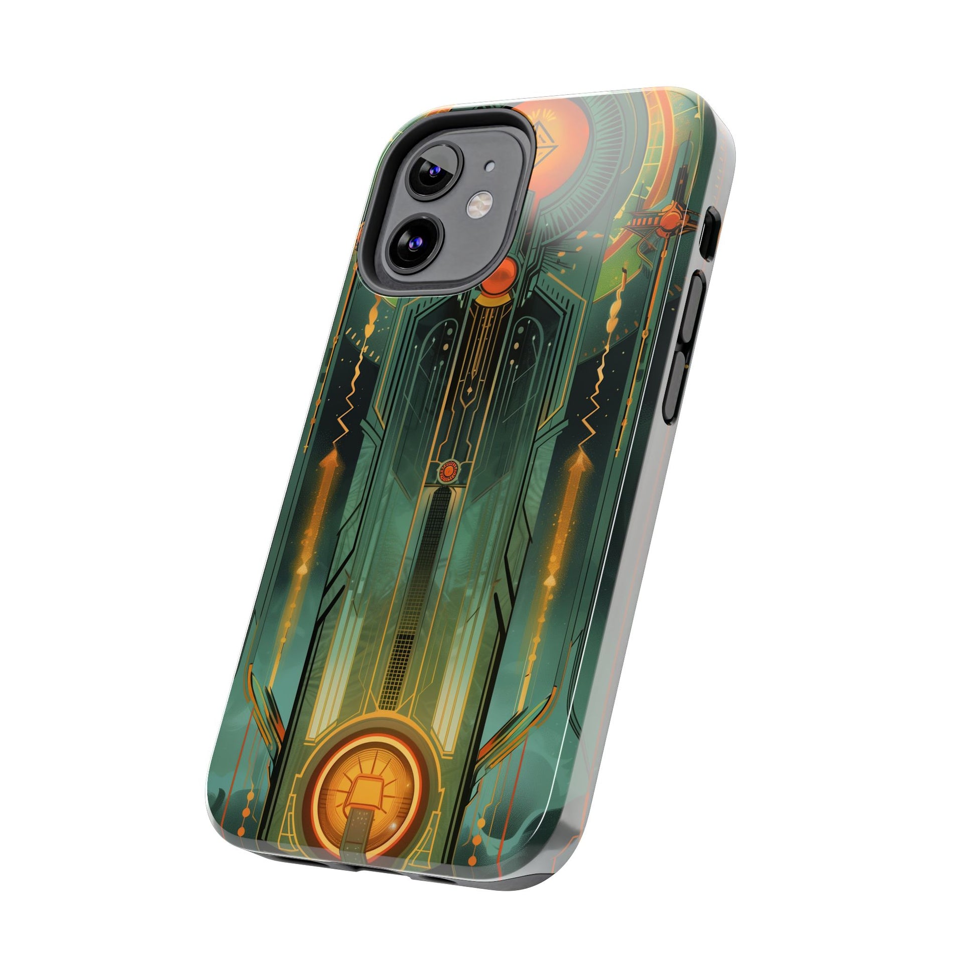 Art Deco Phone Case, Architecture Phone Case, Durable iPhone Case, Gift for Architect, iPhone 14 Case, Art Deco Building Phone Case