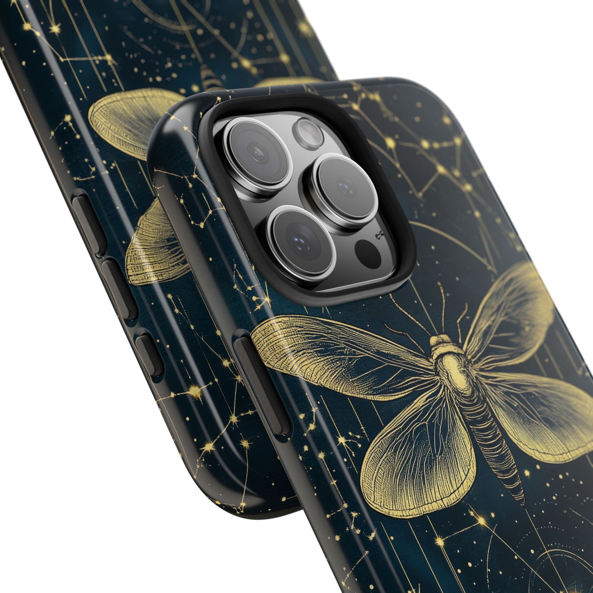 Celestial Dark Academia Phone Case Magical Moth Astrology Witchcraft Esoteric Entomology Nature Art Phone 13 14 15 Pro Max Samsung