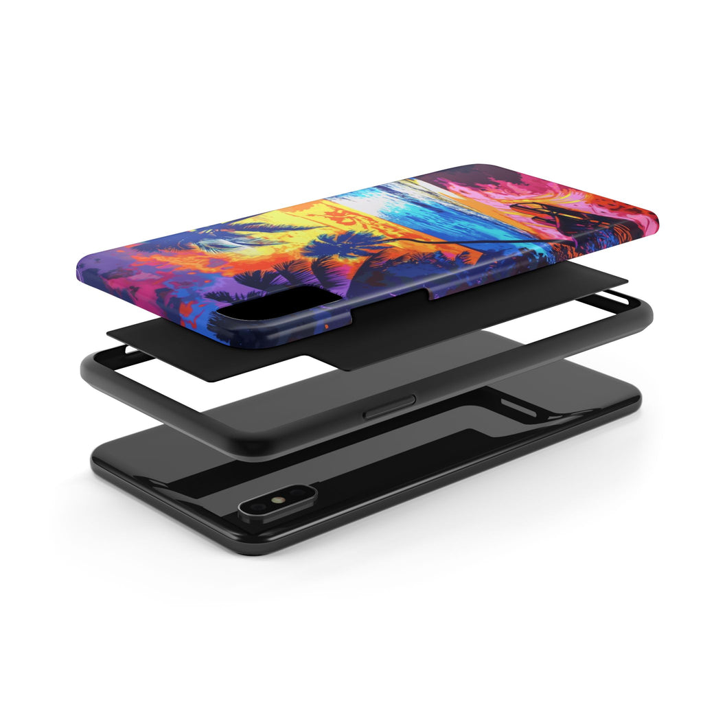 Sunset Bliss: Lisa Frank Style Phone Case