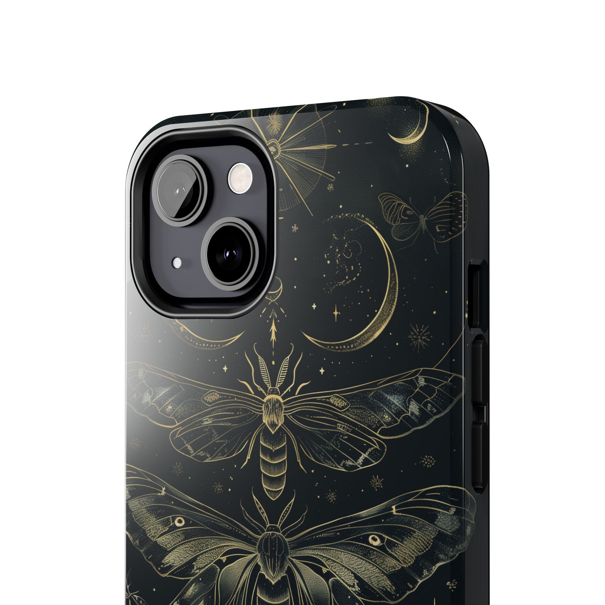 C Dark Academia Mystical Phone Case, Mystical Moth Phone Case, Vintage Magic Witchcraft iPhone Cover, Esoteric Nature Art, iPhone 15 Pro Max