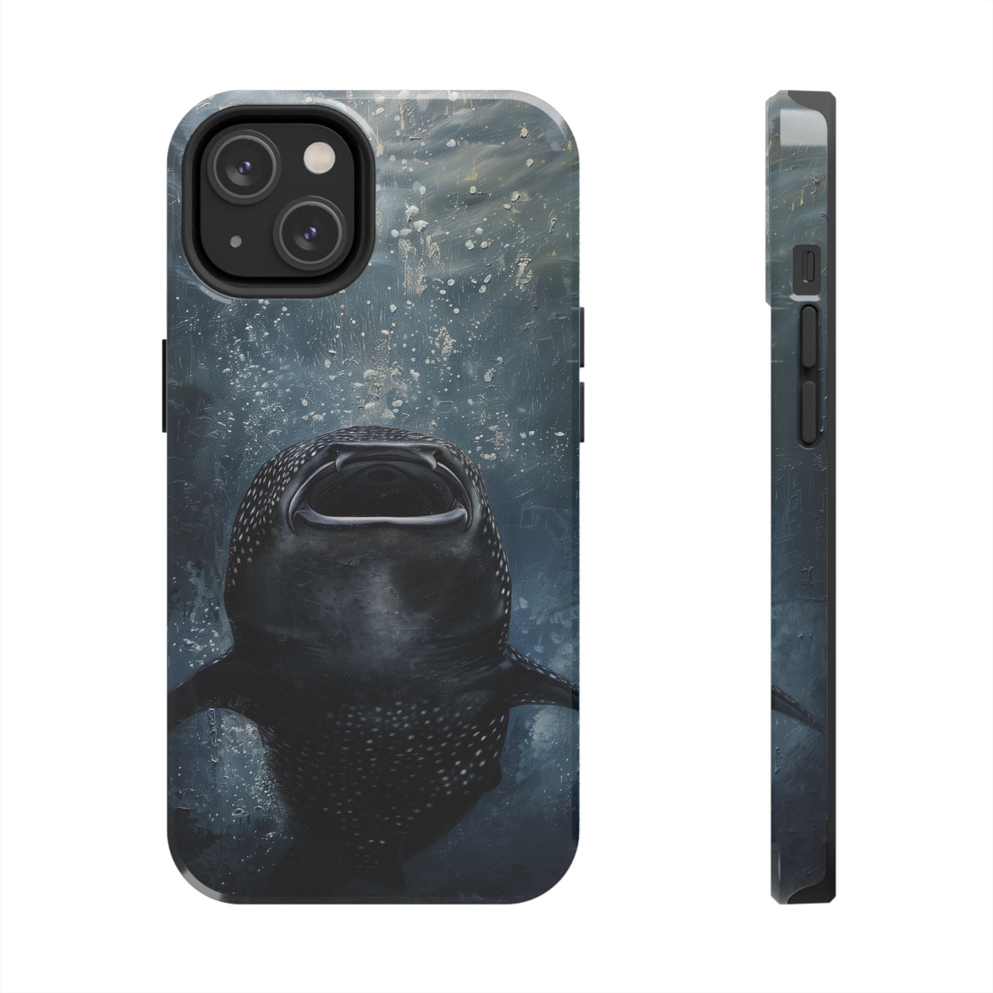 Rising Majesty: Whale Shark Feeding Tough Phone Case