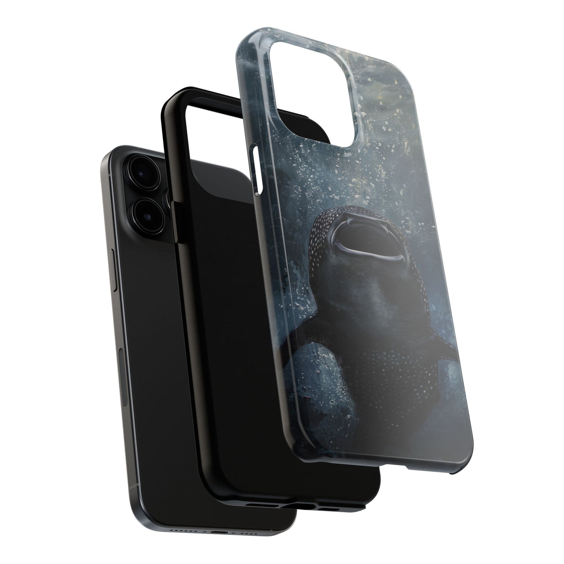 Rising Majesty: Whale Shark Feeding Tough Phone Case