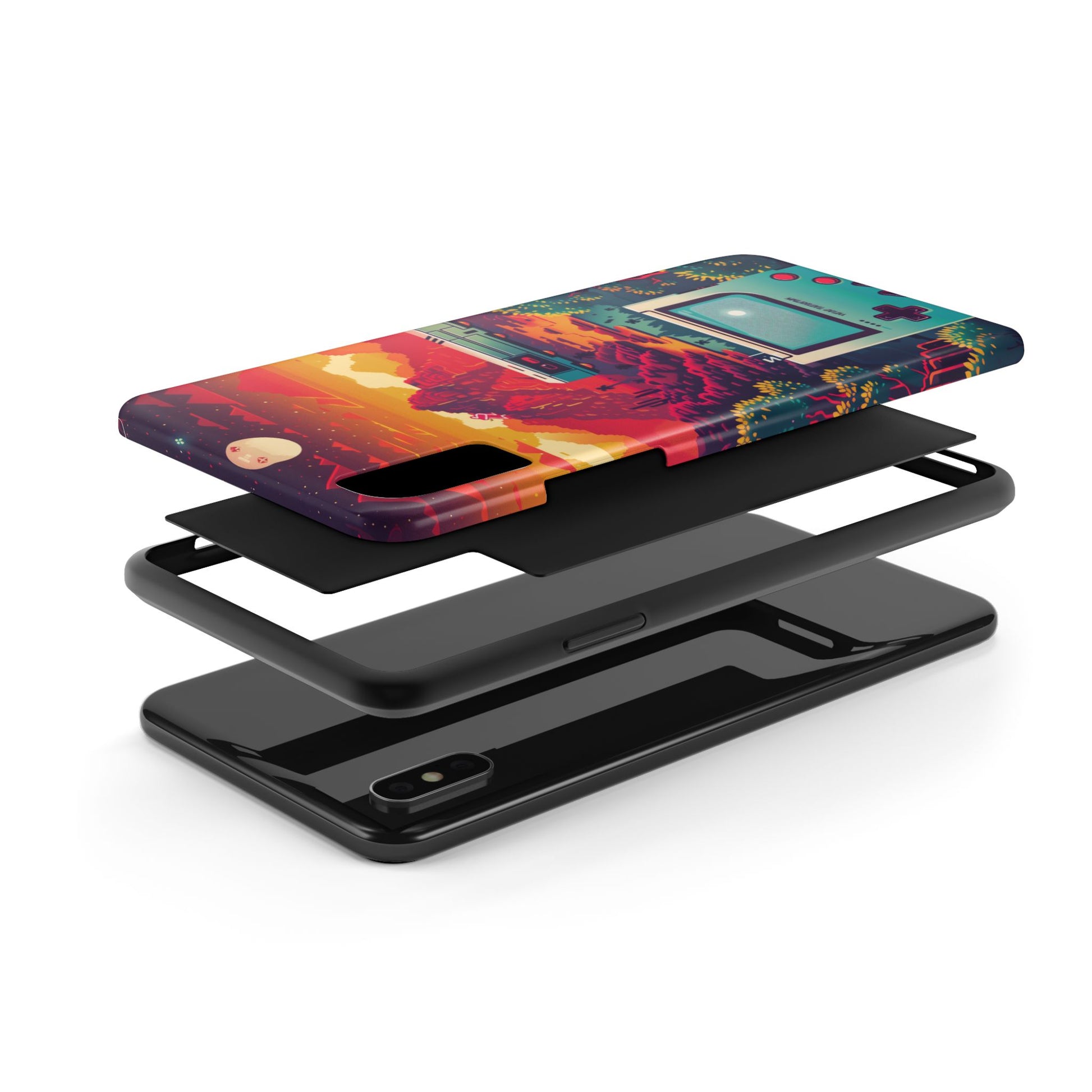 Durable iPhone Case with Alternative Universe Game Console Design - Protective Phone Cover - Fun and Sturdy Gaming Accessory - Gamer Gift