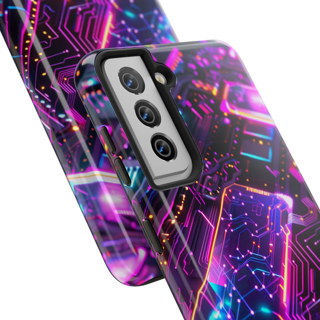 Circuit Board Phone Case, Futuristic Circuit Phone Case, High-Tech Gift, Custom Sci-Fi Phone Case, iphone 15 pro max