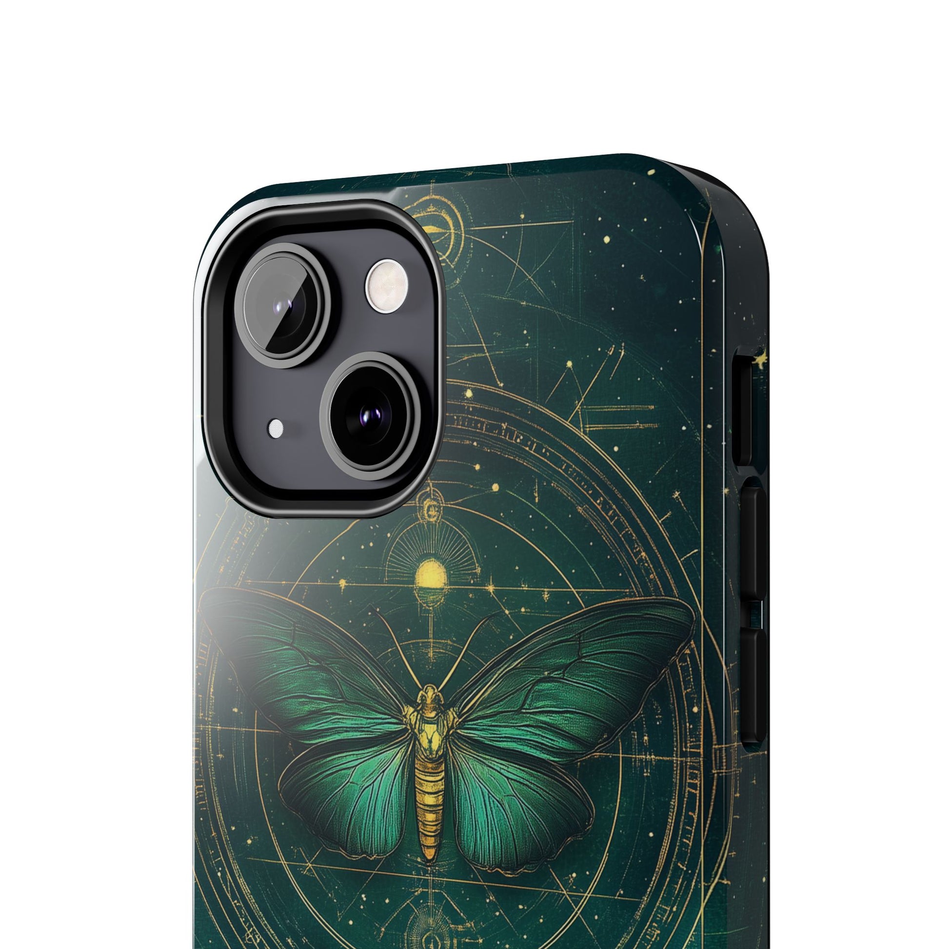 Celestial Dark Academia Phone Case, Magical Moth Vintage  Witchcraft iPhone Cover, Esoteric Nature Art, iPhone 15 Pro Max, iPhone 14 Pro