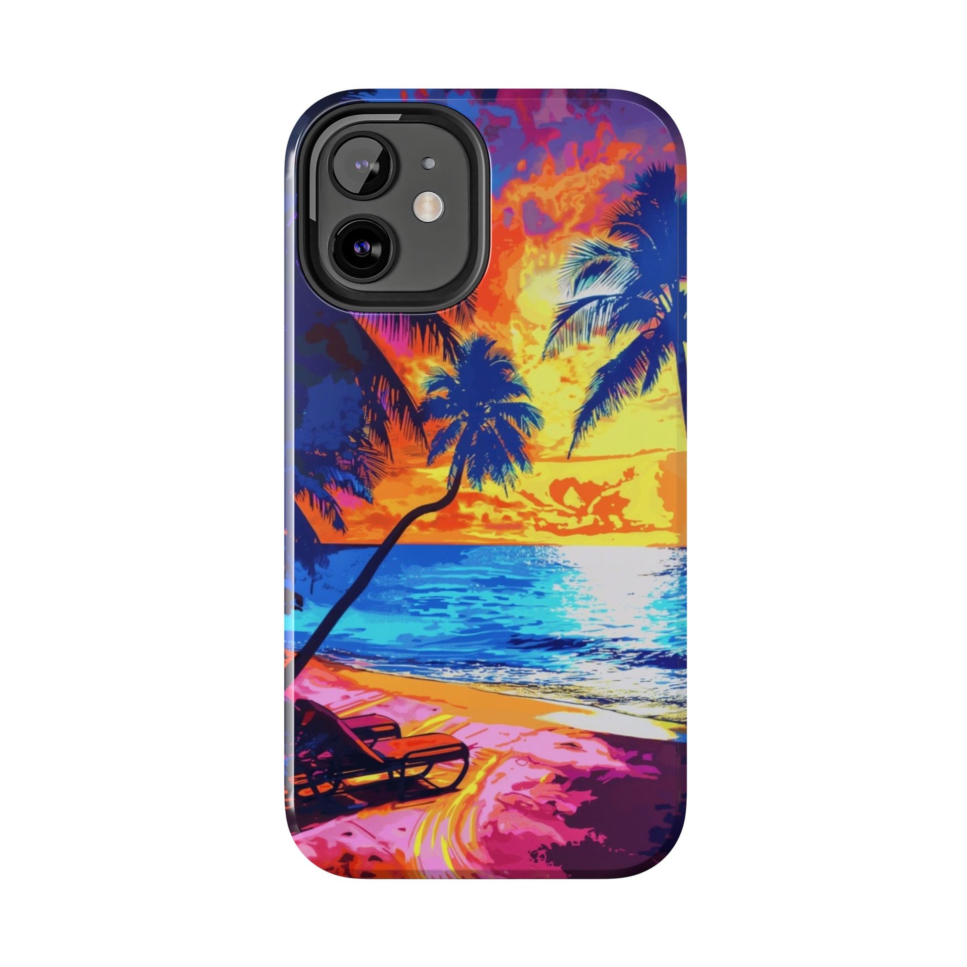 Sunset Bliss: Lisa Frank Style Phone Case