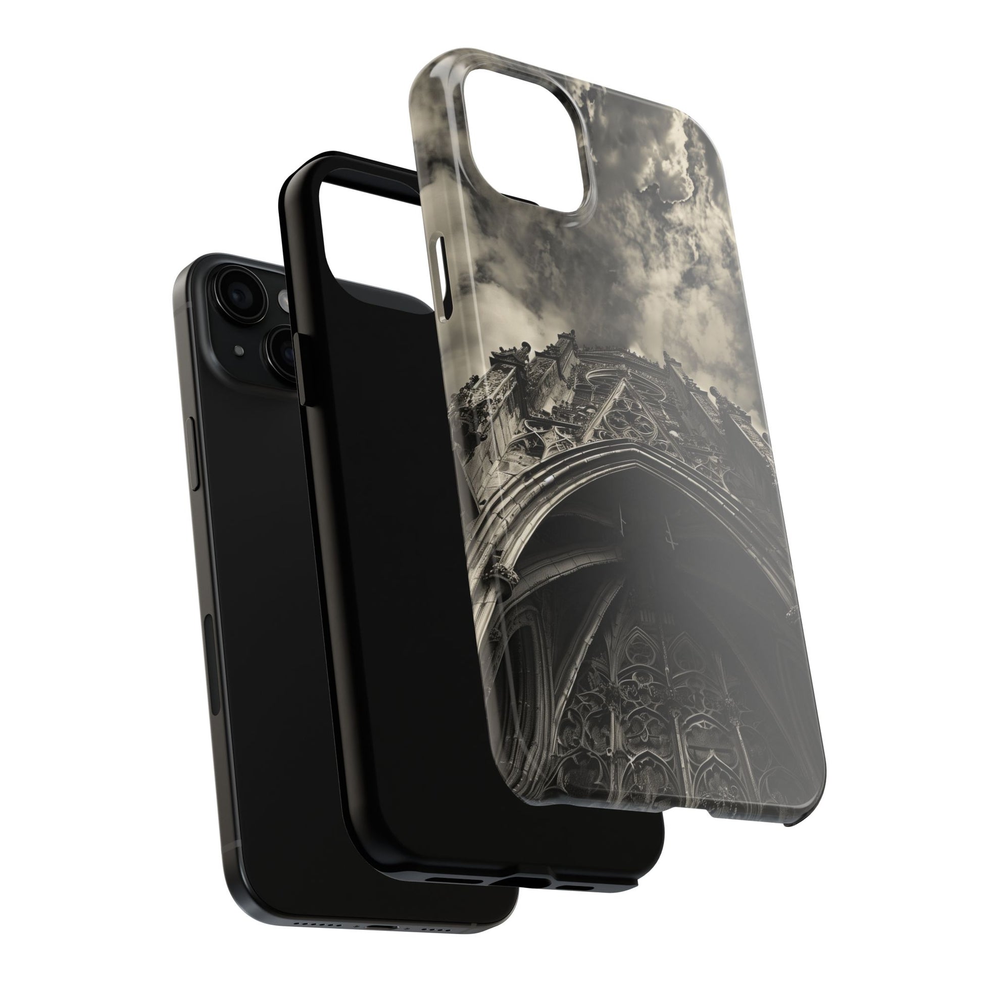 Gothic Art Phone Case Dark Academia, Cathedral Phone Case, Halloween Spooky Season, Gothic Architecture, Gargoyle Phone iPhone 15 Pro Max