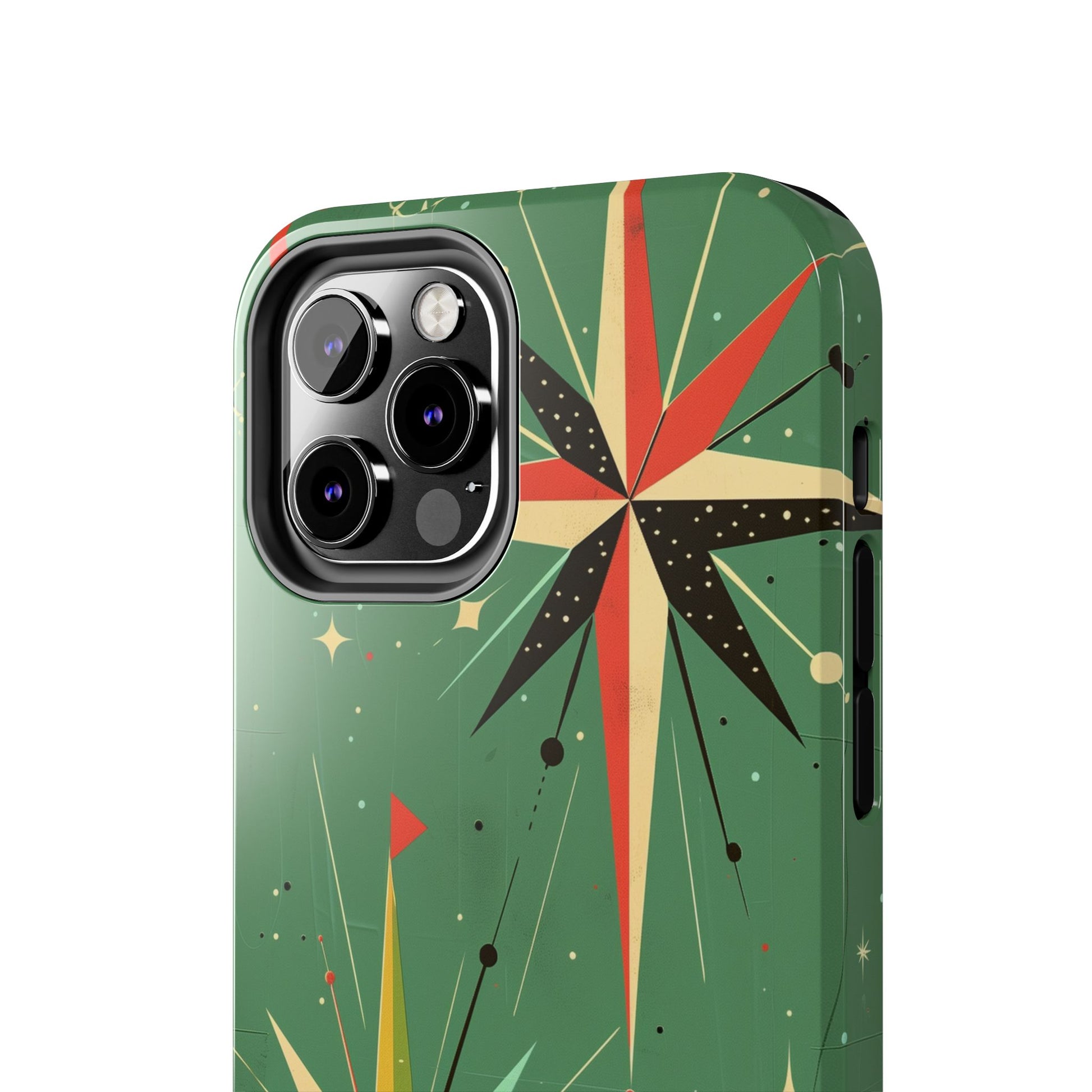 Mid Century Modern Star Design Phone Case, Earth Tone Colors, Retro Style Smartphone Cover, Vintage Phone Case, iPhone 14 Case, Apple iPhone