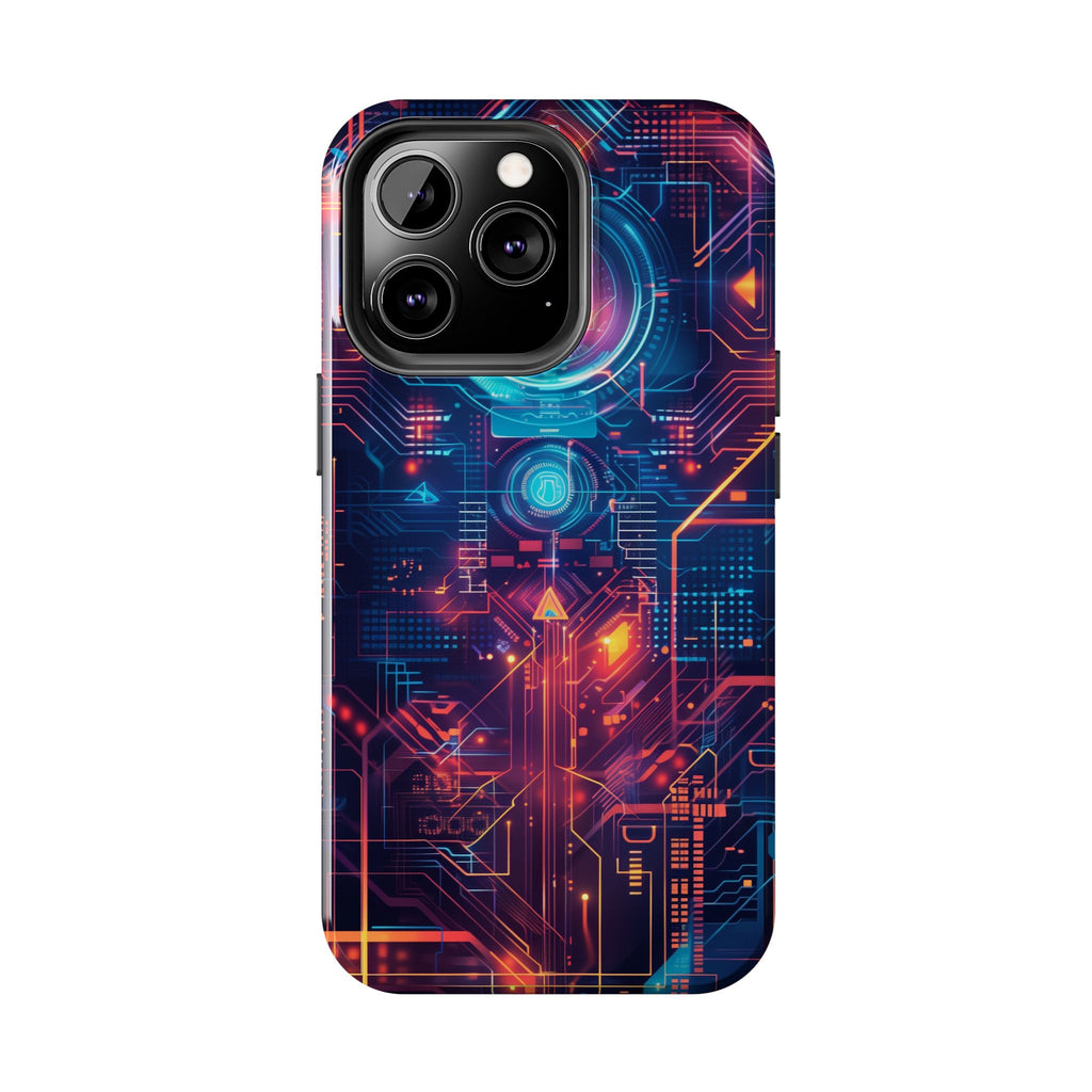 Circuit Board Phone Case, Futuristic Circuit Phone Case, High-Tech Gift, Custom Sci-Fi Phone Case, iphone 15 pro max
